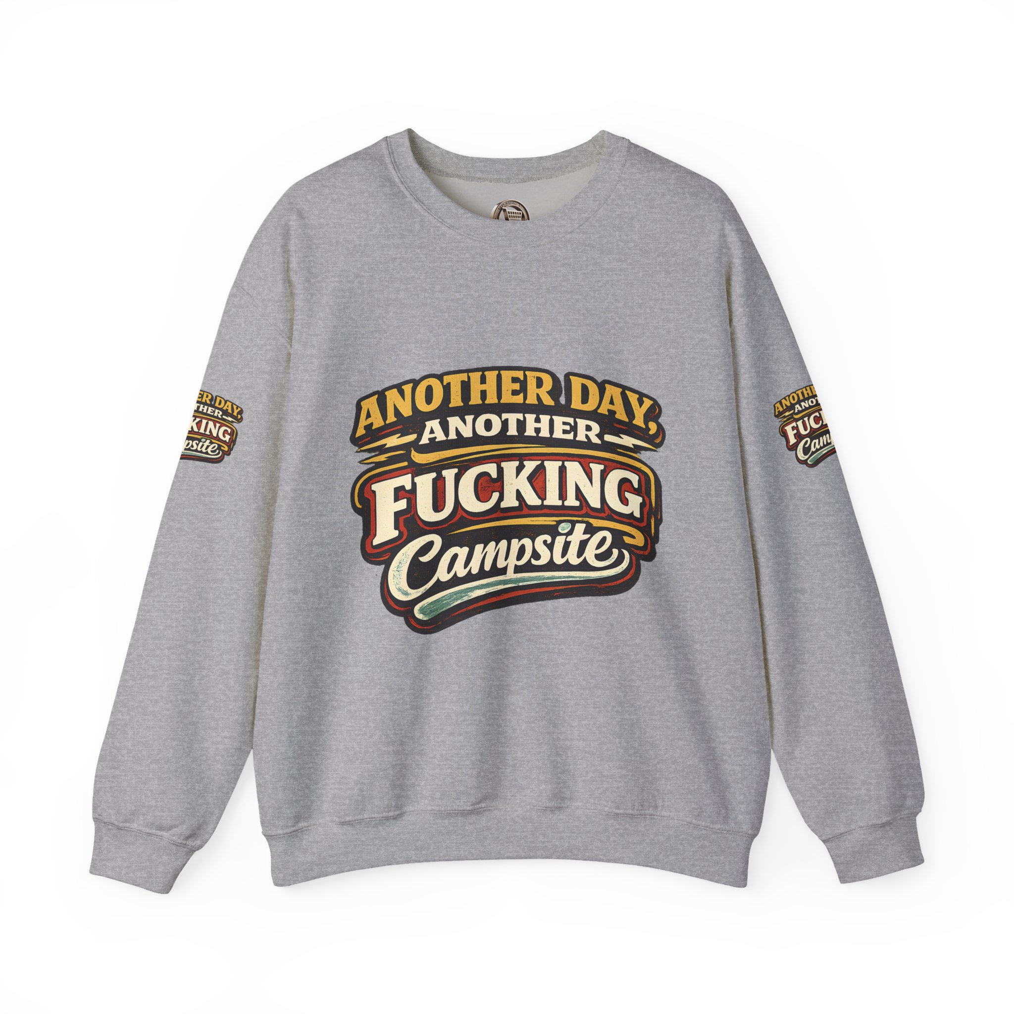 Unisex Heavy Blend™ Crewneck Sweatshirt — "Another Day" Design F**K-Line