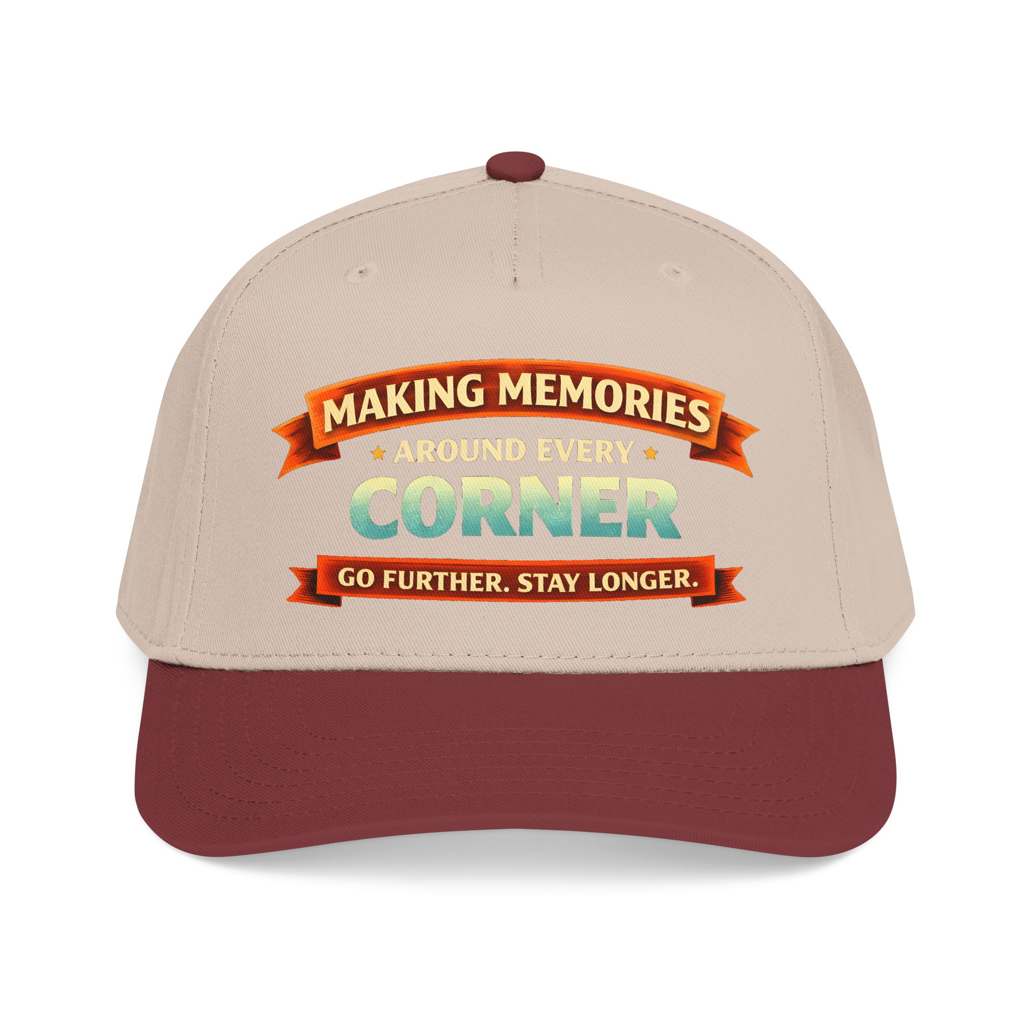 Baseball Cap - "Making Memories Around Every Corner" Design Scenic-Line
