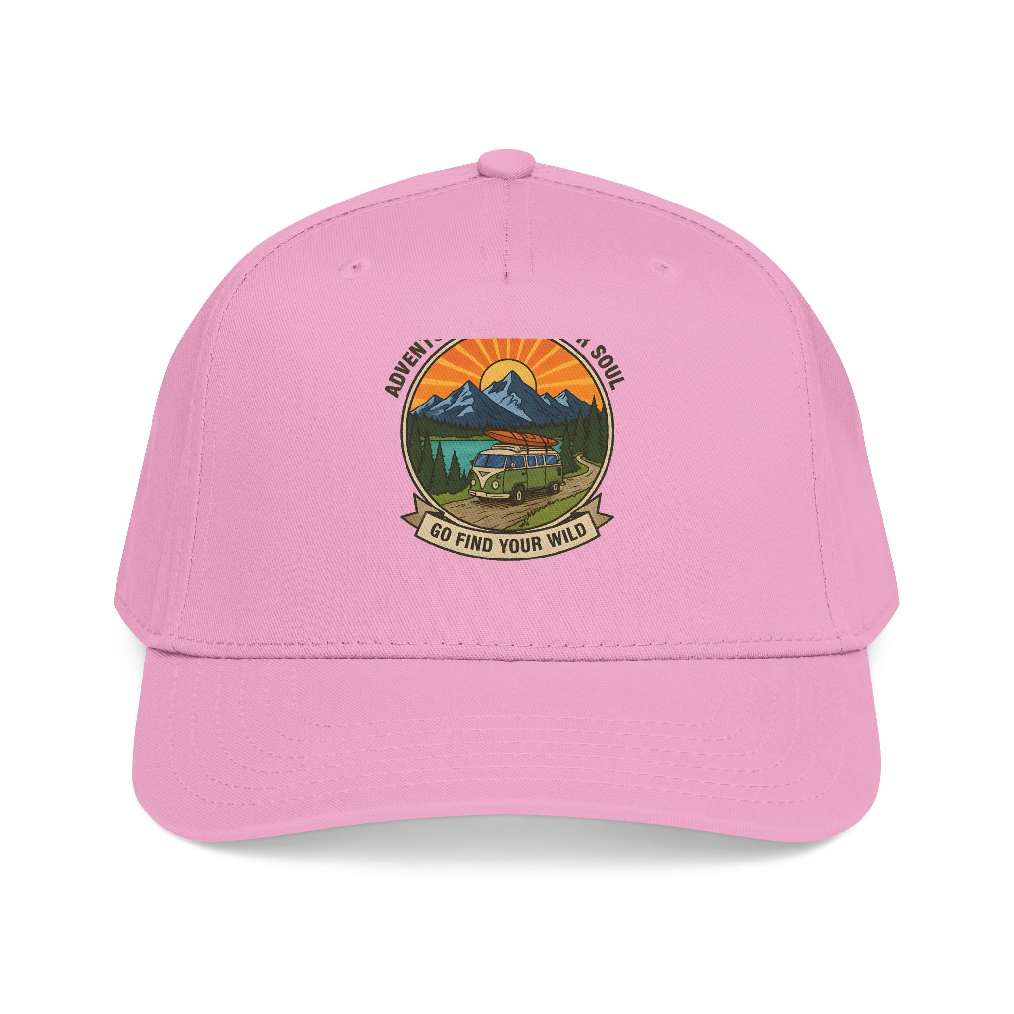 Baseball Cap — "Go Find Your Wild" Outdoor Patch