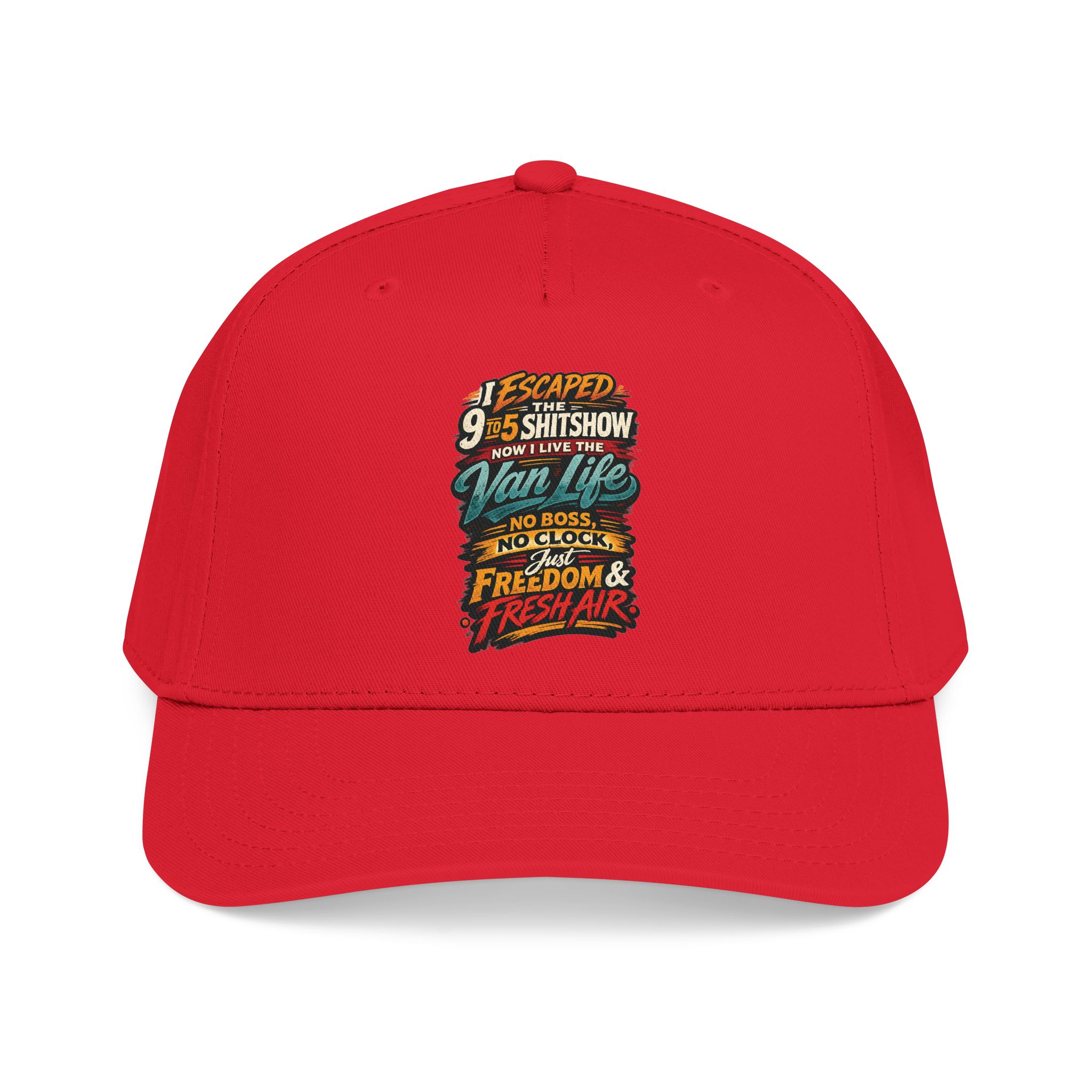 Baseball Cap - "I Escaped The 9 To 5" Design F**K-Line