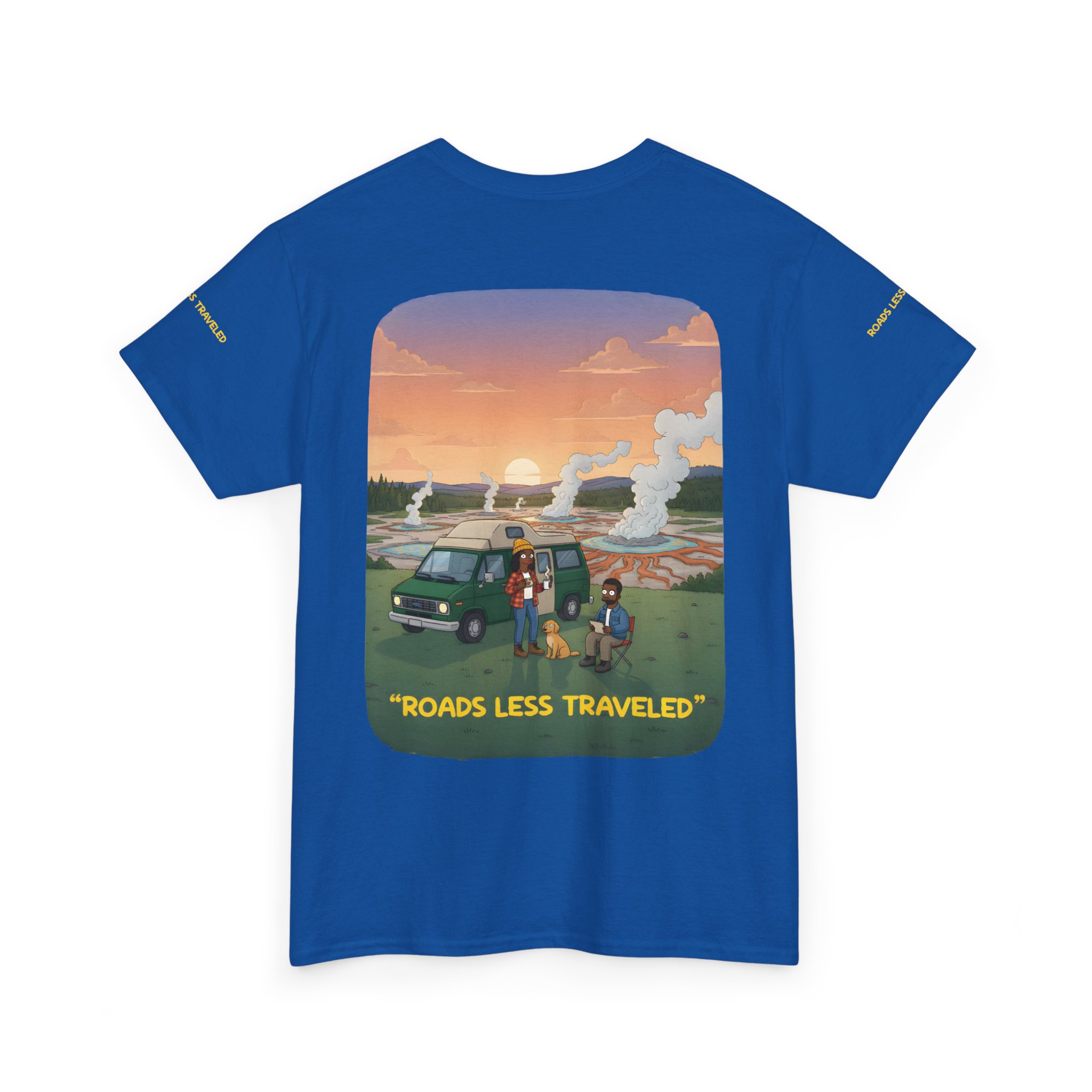 10849150138731437925_2048.jpeg Unisex Heavy Cotton Tee — "Roads Less Traveled" Design Sitcom-Line
