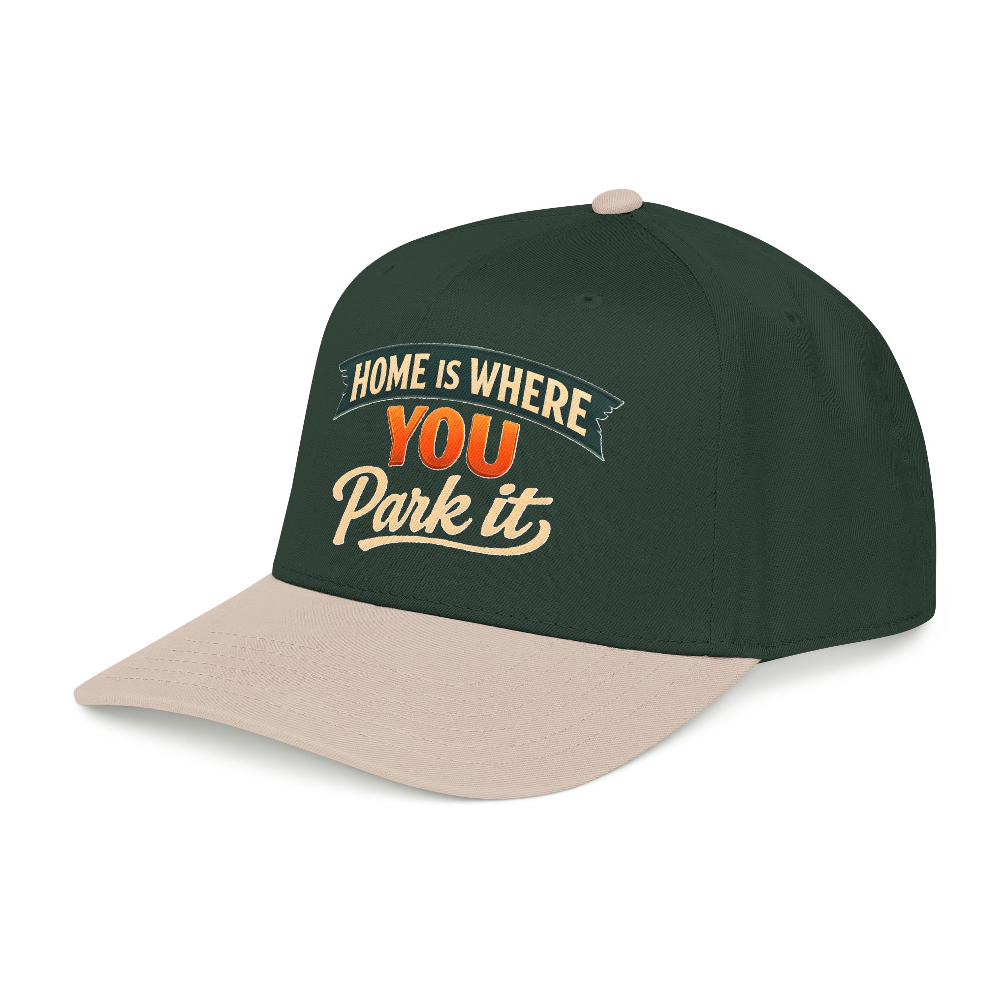 Baseball Cap - "Home Is where You Park It" Design Scenic-Line