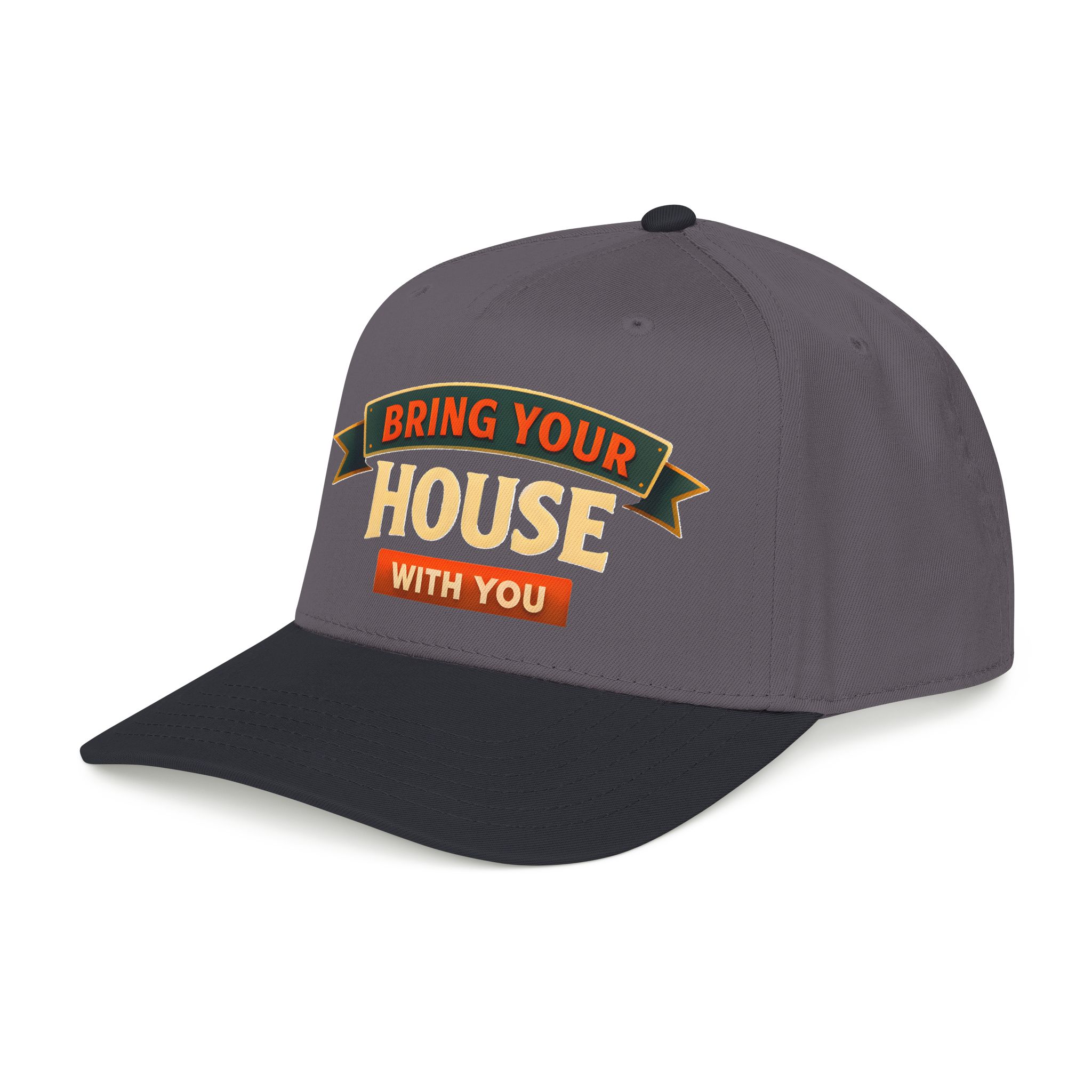 Baseball Cap - "Bring Your House With You" Design Scenic-Line