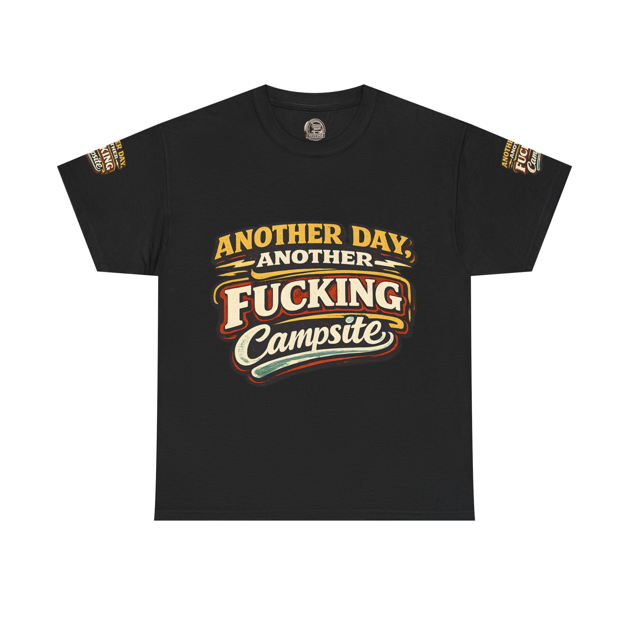 Unisex Heavy Cotton Tee — "Another Day" Design F**K-Line