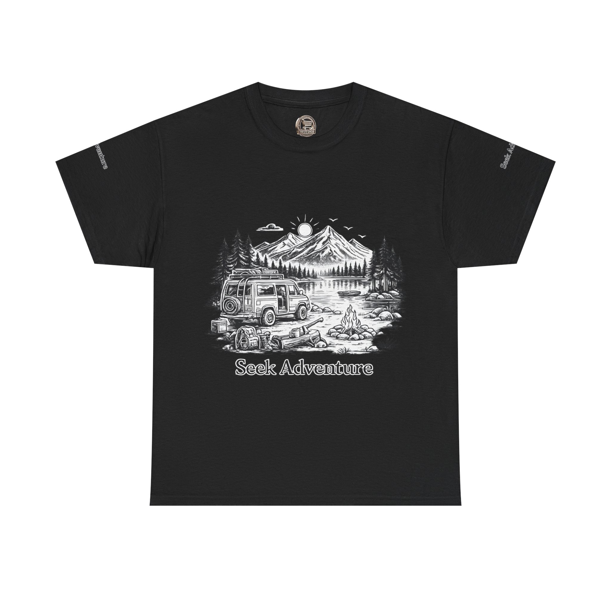 10881870097059164761_2048.jpeg Unisex Heavy Cotton Tee — "Seek Adventure" Design Minimal-Line