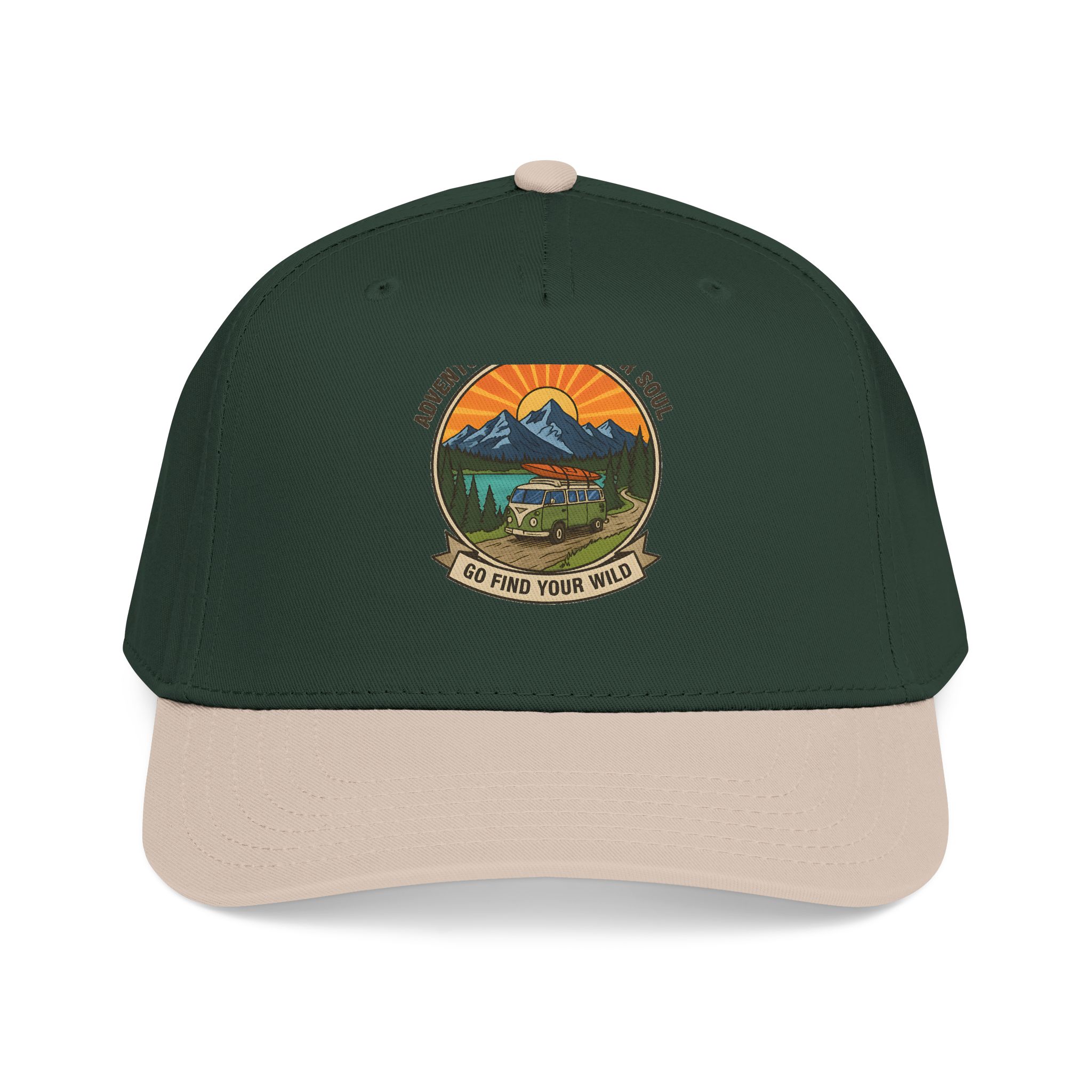 Baseball Cap — "Go Find Your Wild" Outdoor Patch
