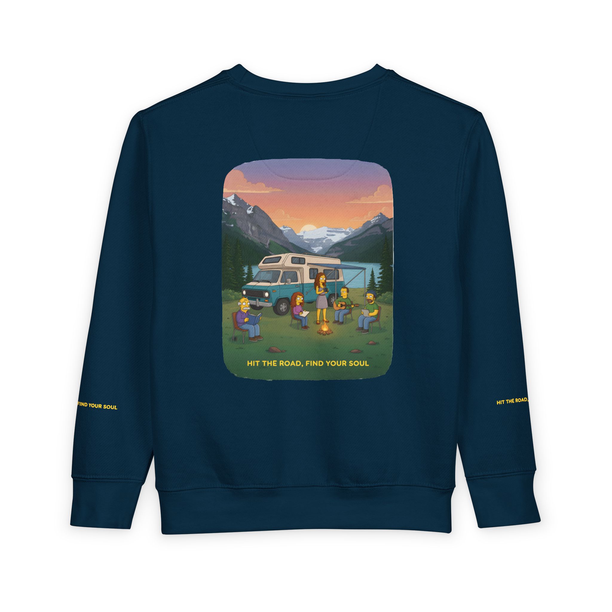 Toddler Sweatshirt - "Hit The Road-Find Your Soul" (Design Sitcom-Line)