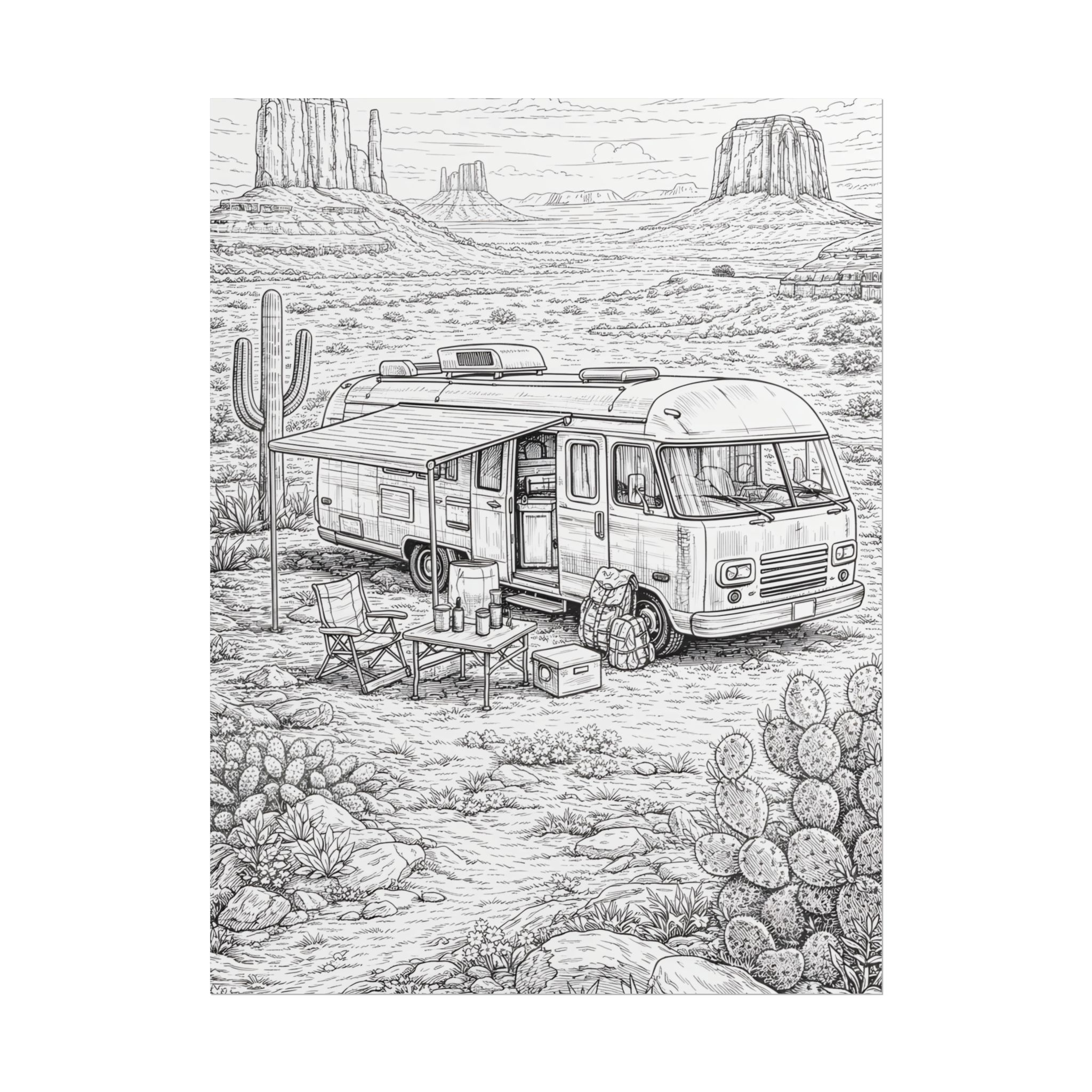1092393626388747344_2048-1.jpeg Campervan Poster — Vintage RV Camping Landscape Wall Art