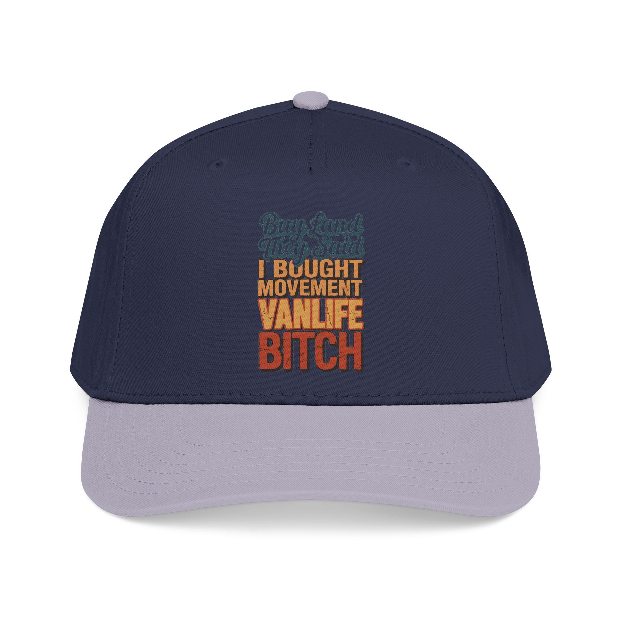 Baseball Cap - "Buy Land They Said" Design F**K-Line