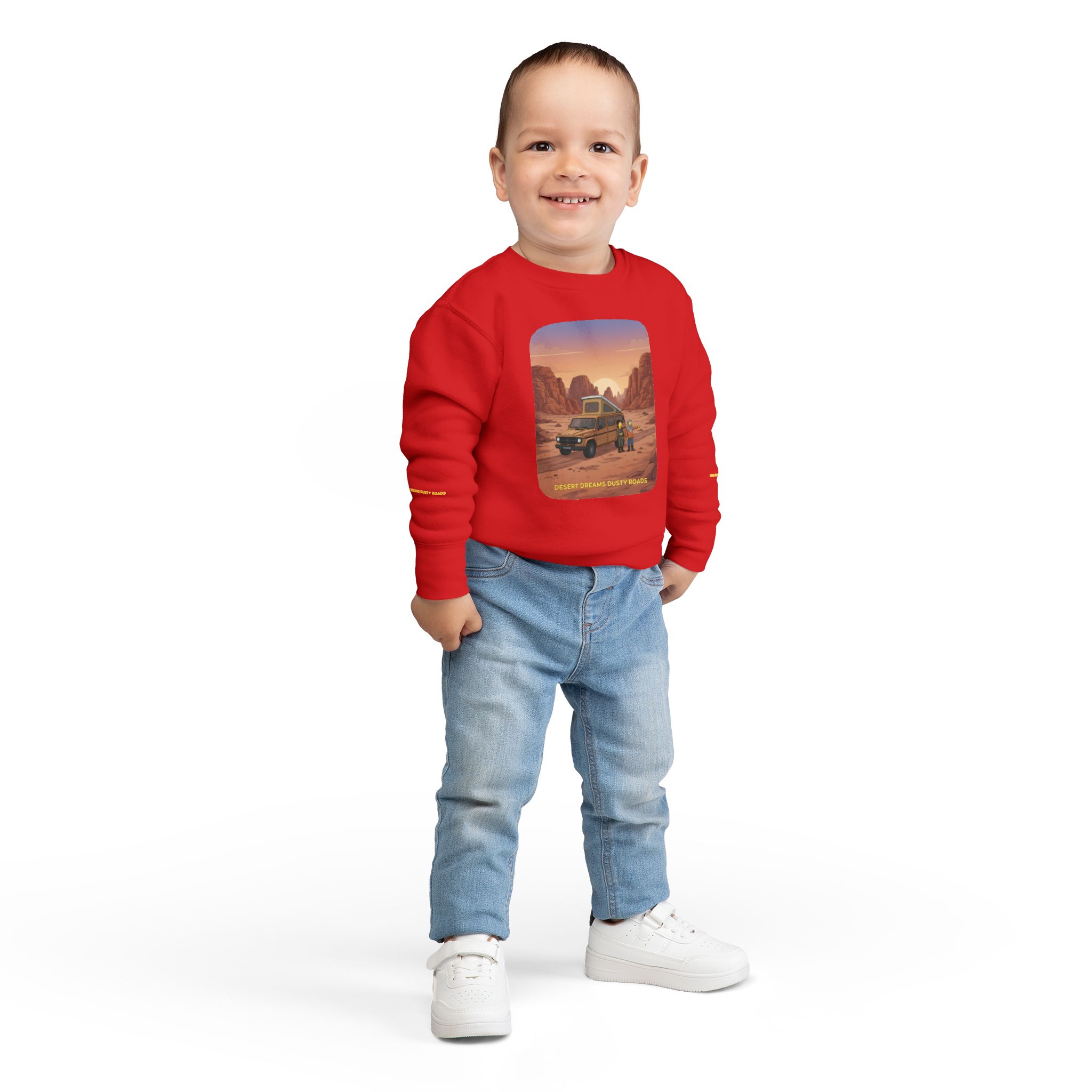 Toddler Sweatshirt - "Desert Dreams Dusty Roads" (Design Sitcom-Line)