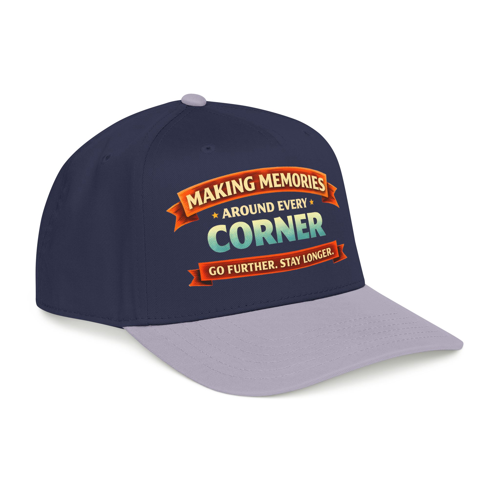 Baseball Cap - "Making Memories Around Every Corner" Design Scenic-Line