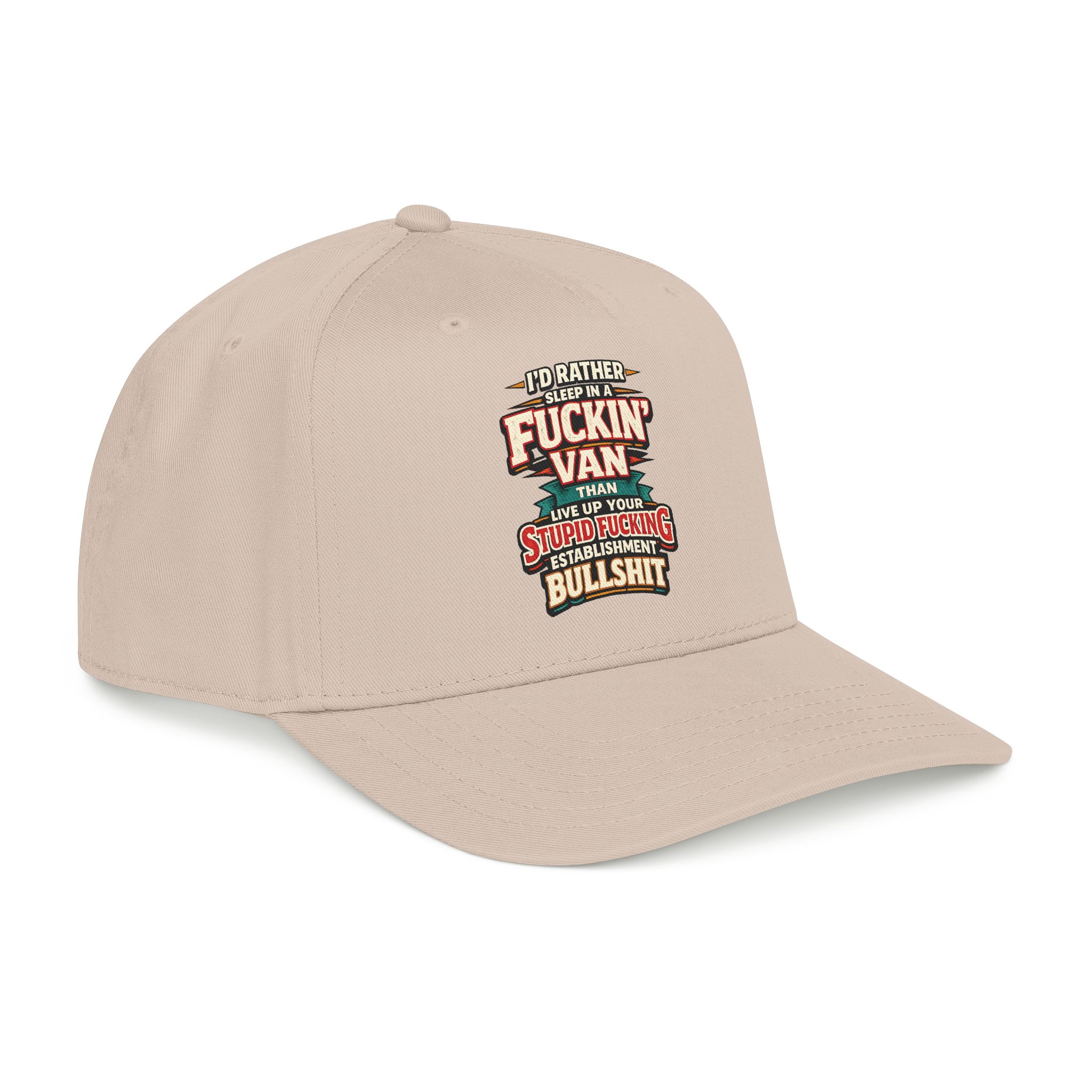 Baseball Cap - "I´d Rather Sleep in A Fucking Van" Design F**K-Line