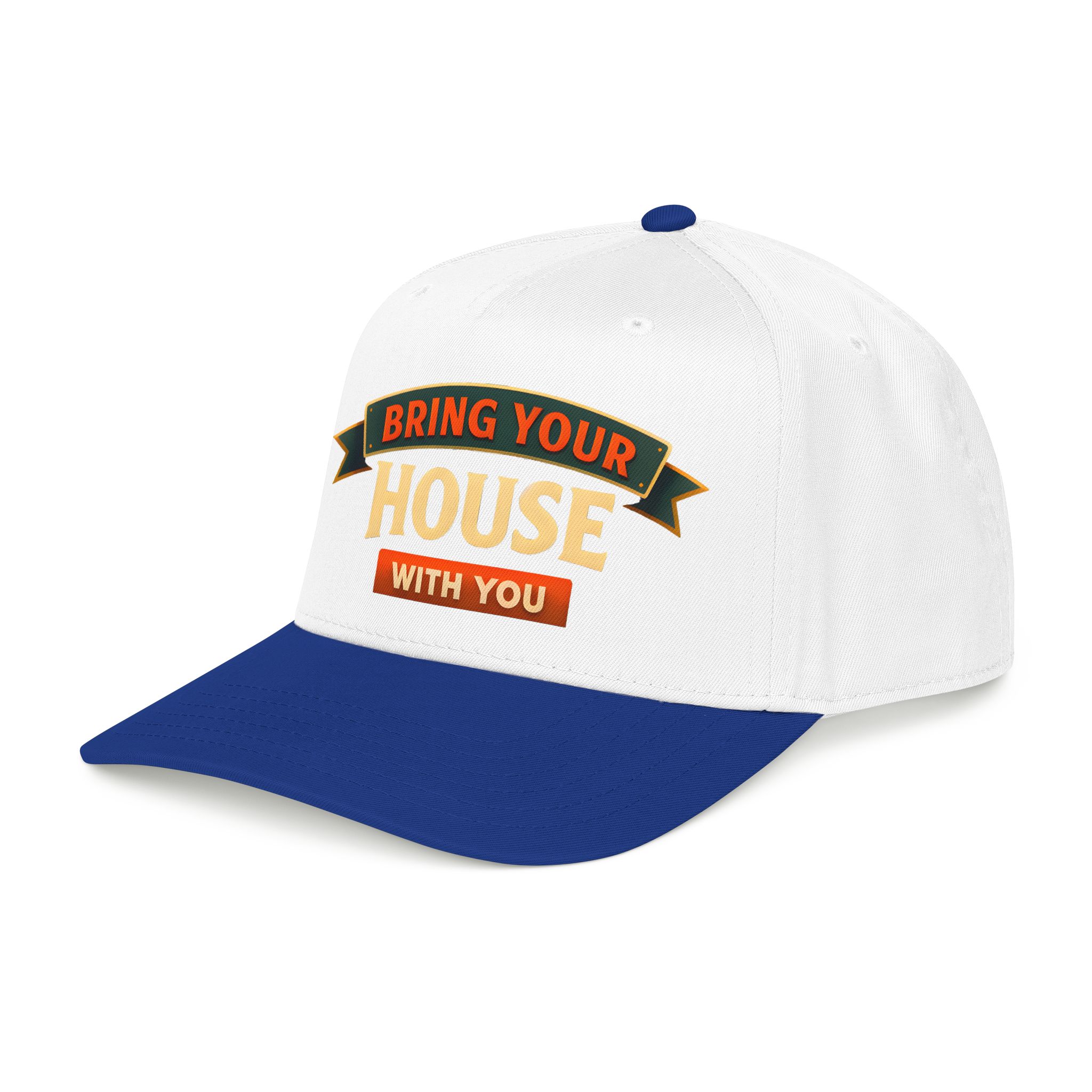 Baseball Cap - "Bring Your House With You" Design Scenic-Line