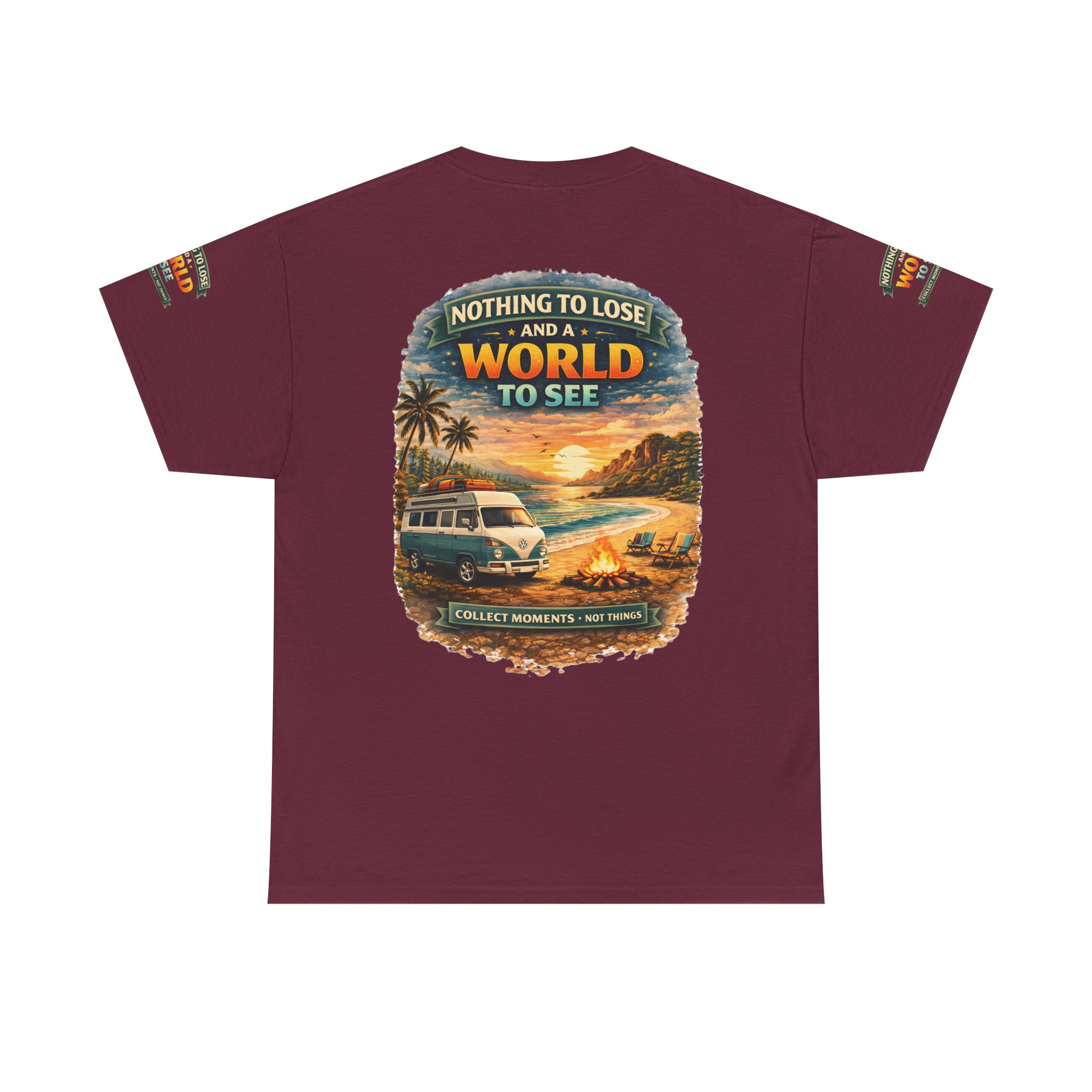 11030438026797801759_2048.jpeg Unisex Heavy Cotton Tee — "Nothing To Lose " Design Scenic-Line