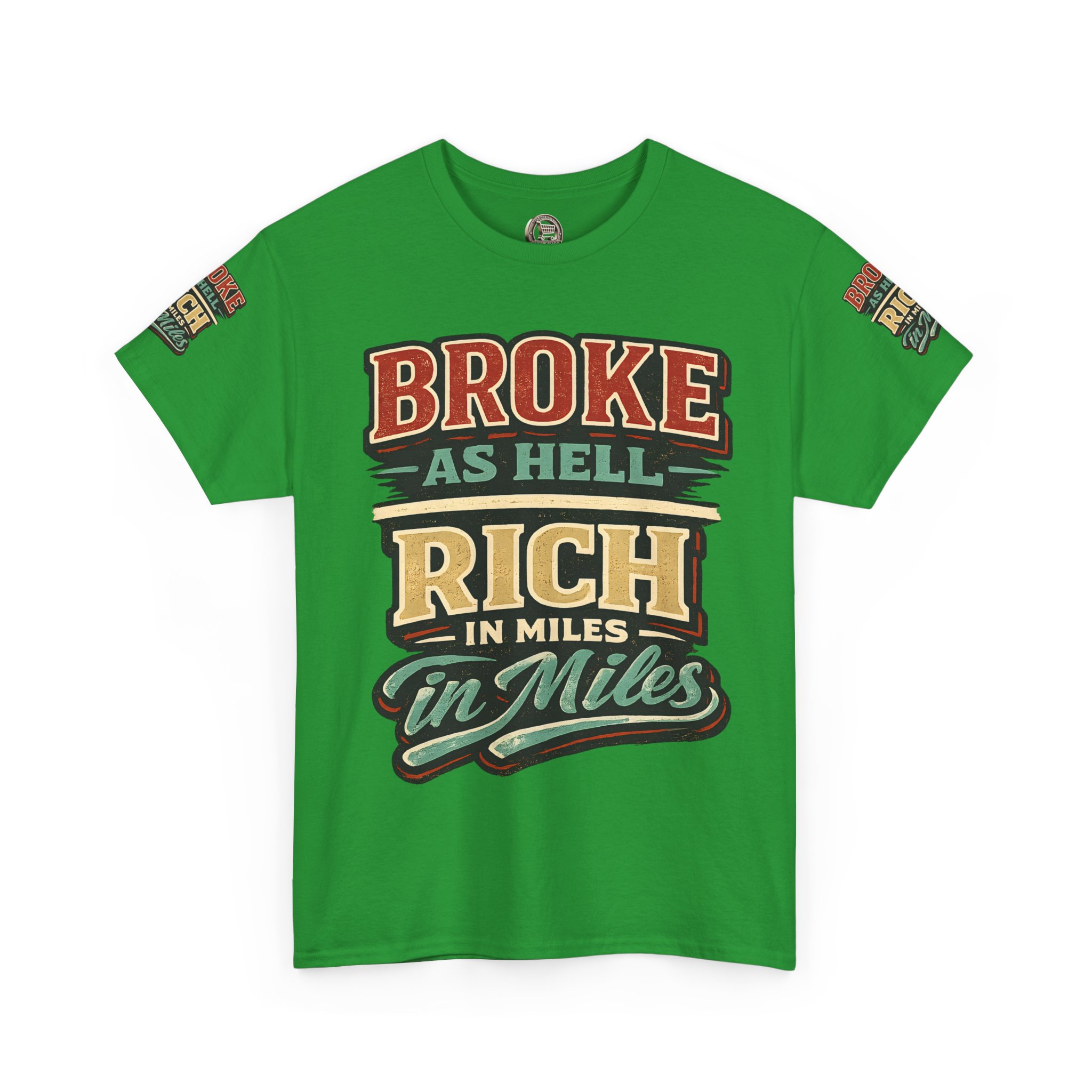 11036478230402582803_2048.jpeg Unisex Heavy Cotton Tee — "Broke As Hell" Design F**K-Line