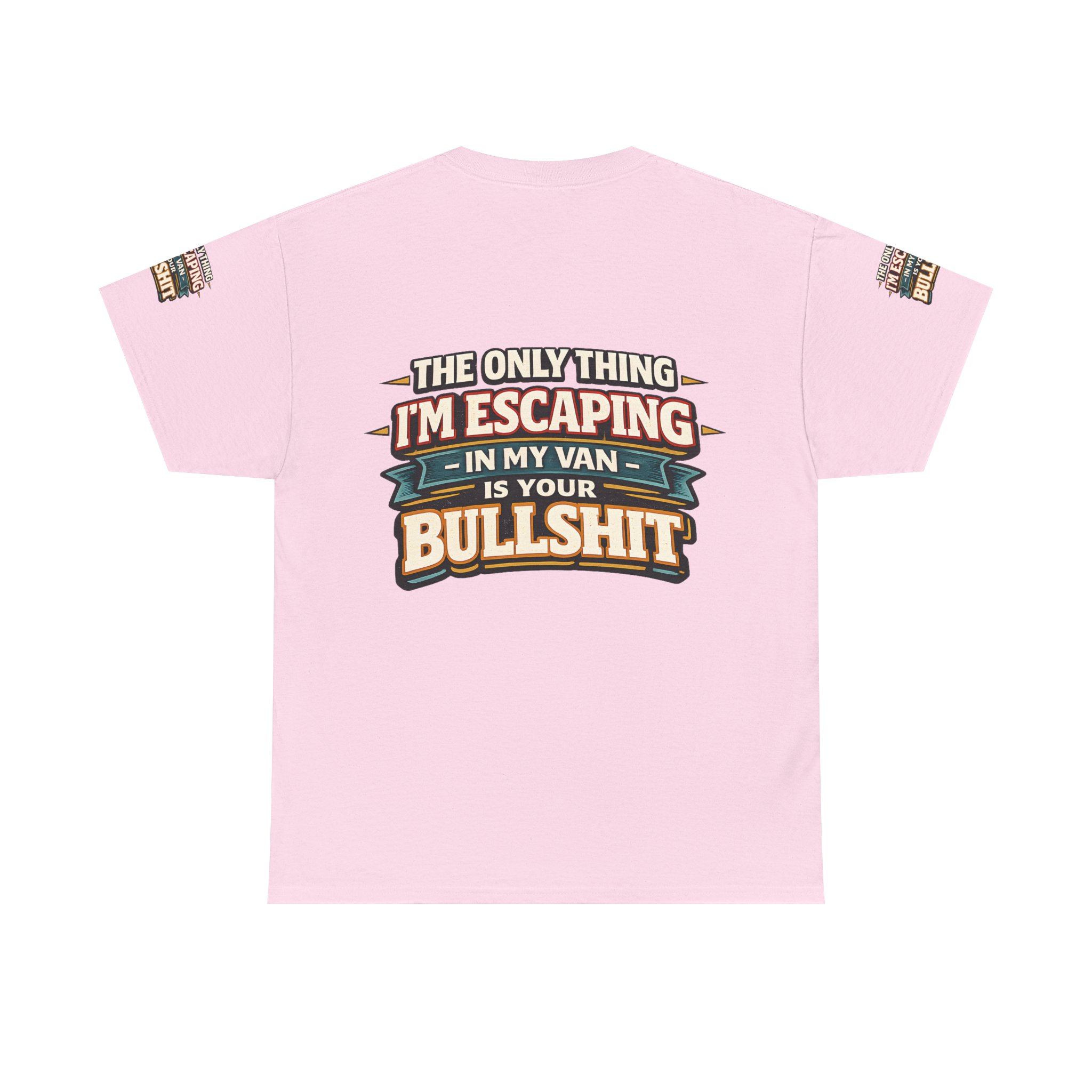 Unisex Heavy Cotton Tee — "The Only Thing I´m Escaping" Design F**K-Line