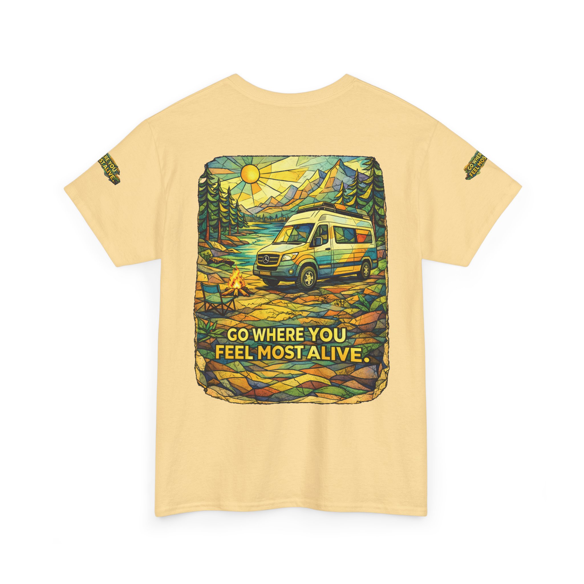 11045346661417651485_2048.jpeg Unisex Heavy Cotton Tee — "Go Where You Feel Most Alive" Design Cubic-Line