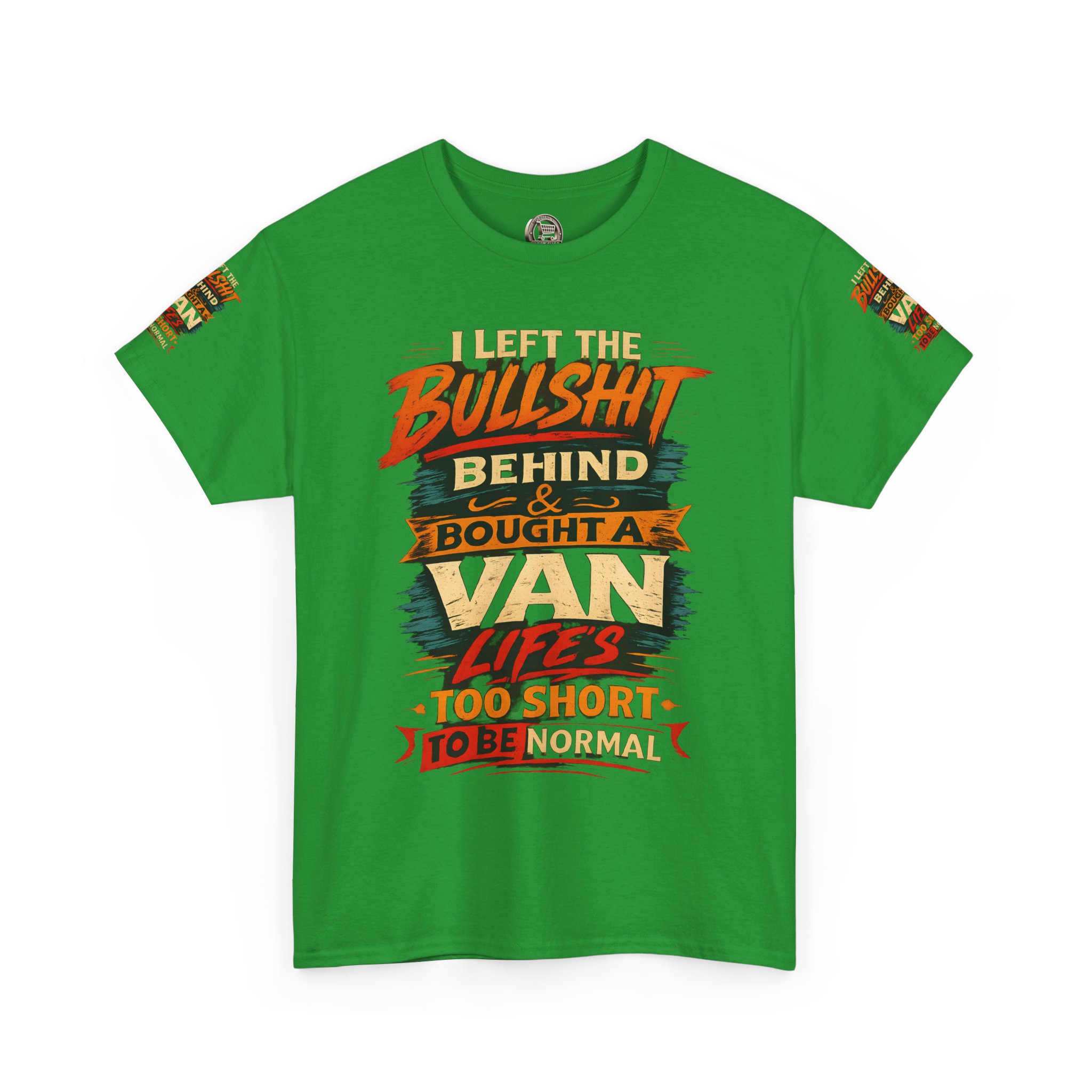 11049811249208408306_2048.jpeg Unisex Heavy Cotton Tee — "I Left The Bullshit" Design F**K-Line