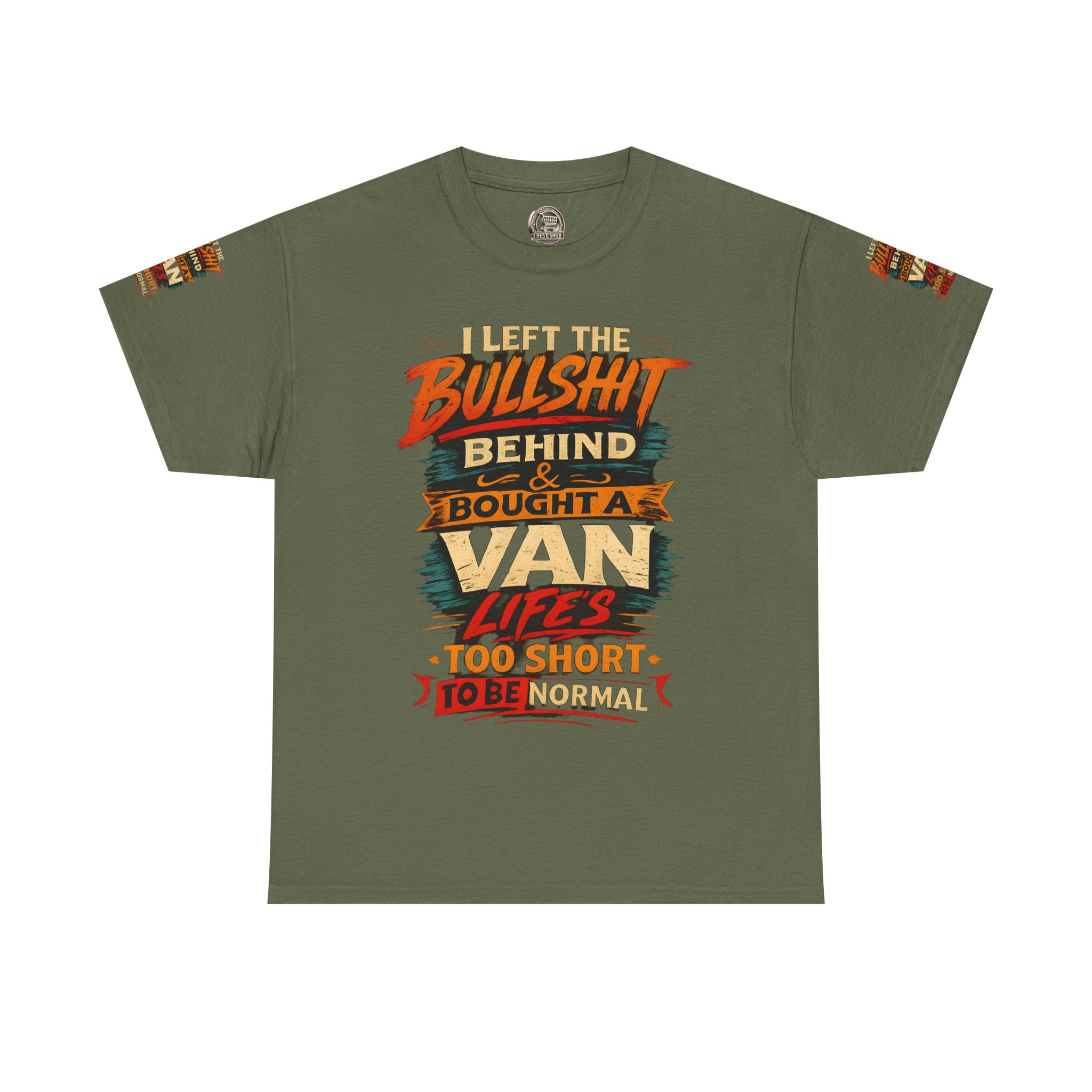 11060373297074169722_2048.jpeg Unisex Heavy Cotton Tee — "I Left The Bullshit" Design F**K-Line