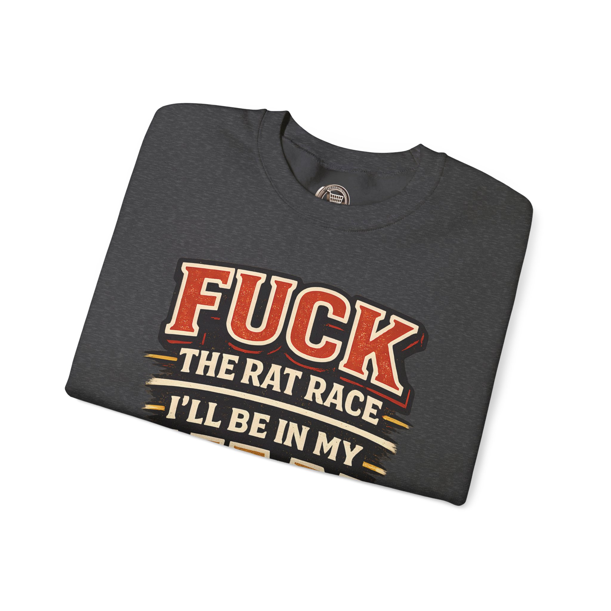 11069409725010245238_2048.jpeg Unisex Heavy Blend™ Crewneck Sweatshirt — "Fuck The Rat Race" Design F**K-Line