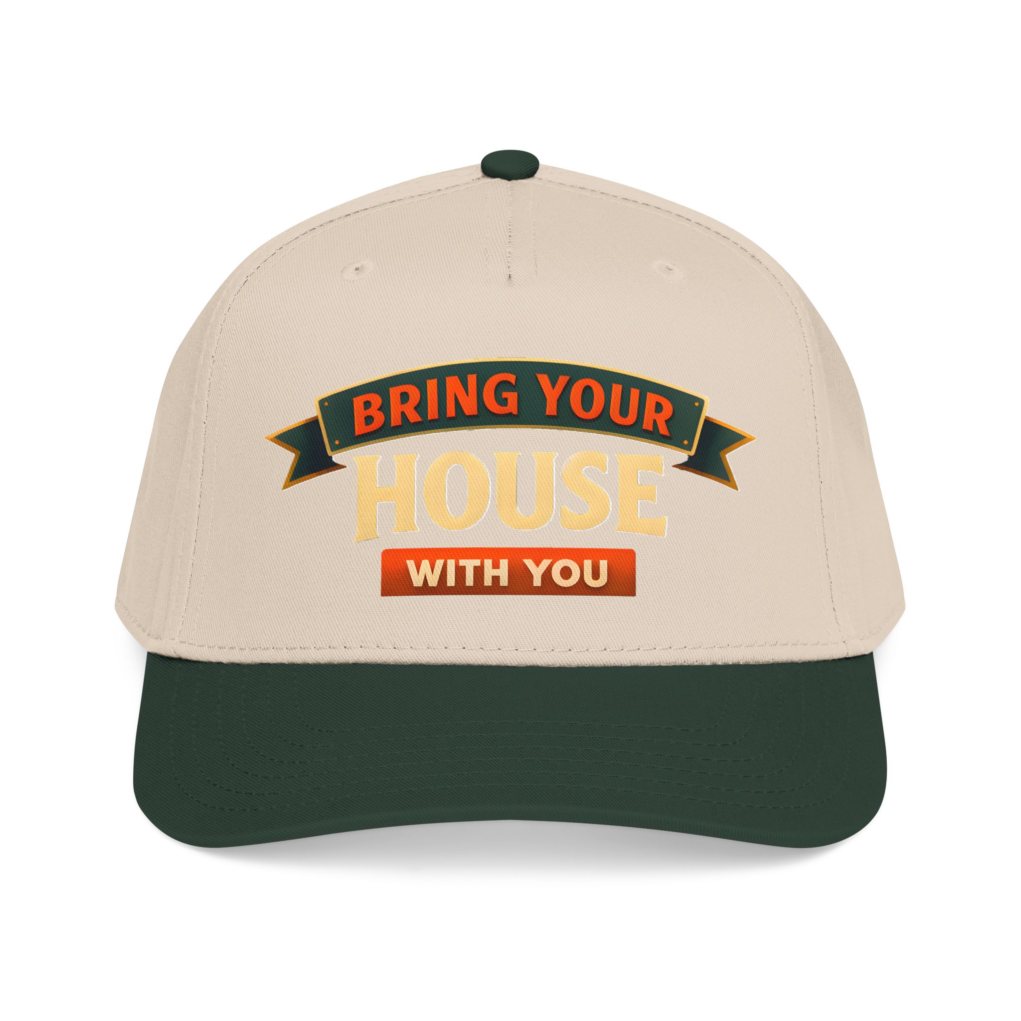 Baseball Cap - "Bring Your House With You" Design Scenic-Line