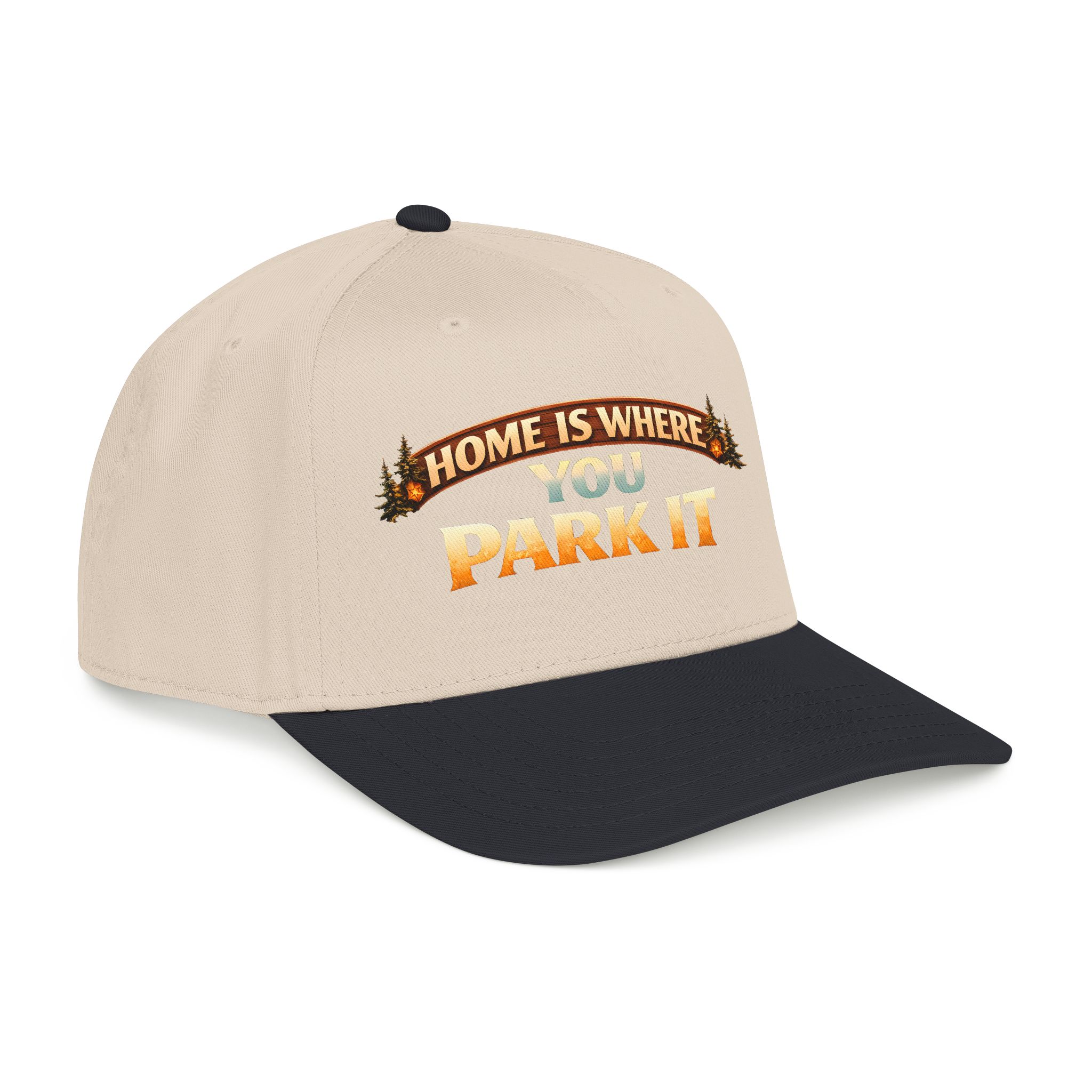 Baseball Cap - "Home Is Where You Park It" Design Scenic-Line