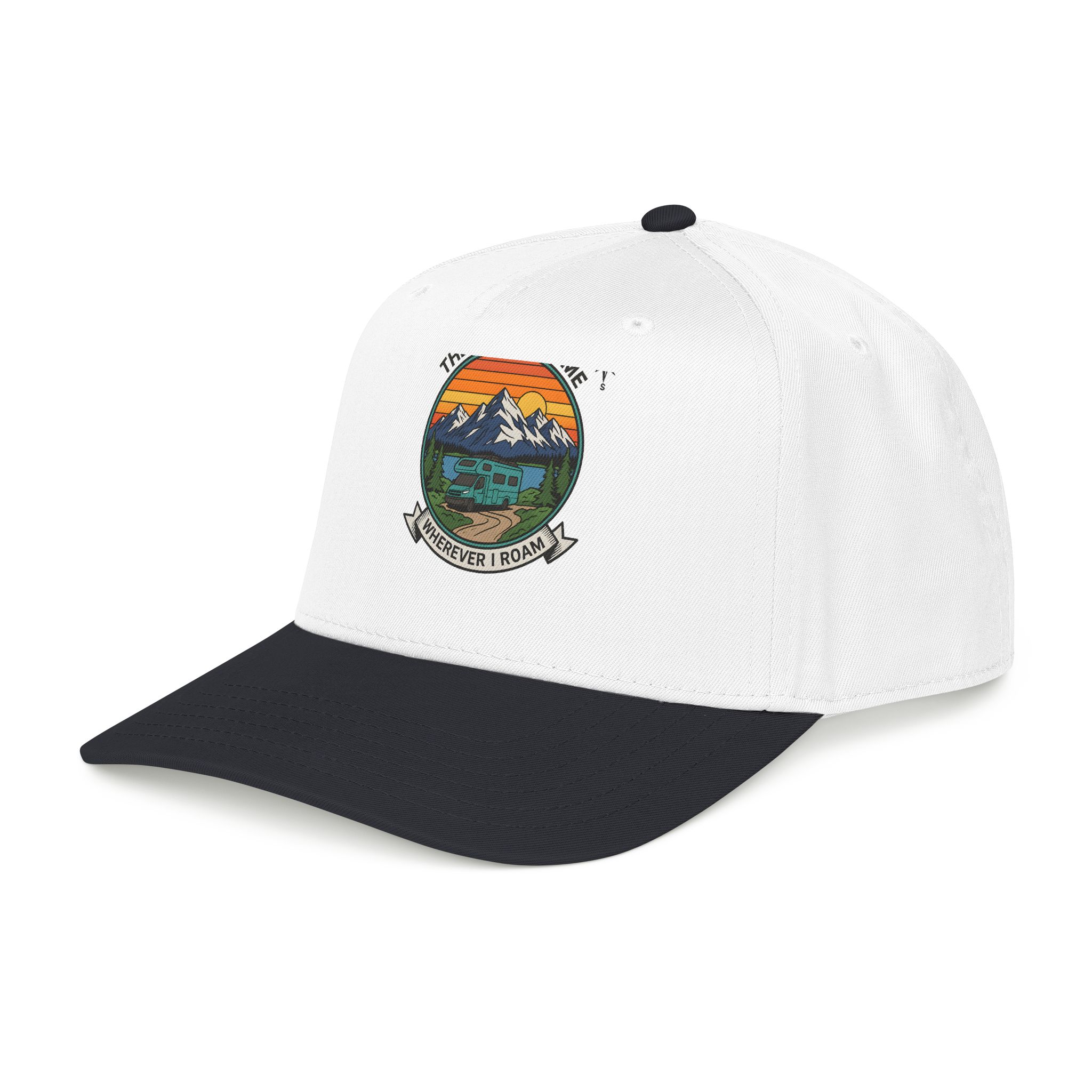 Baseball Cap — "The Road Is Home, Wherever I Roam"