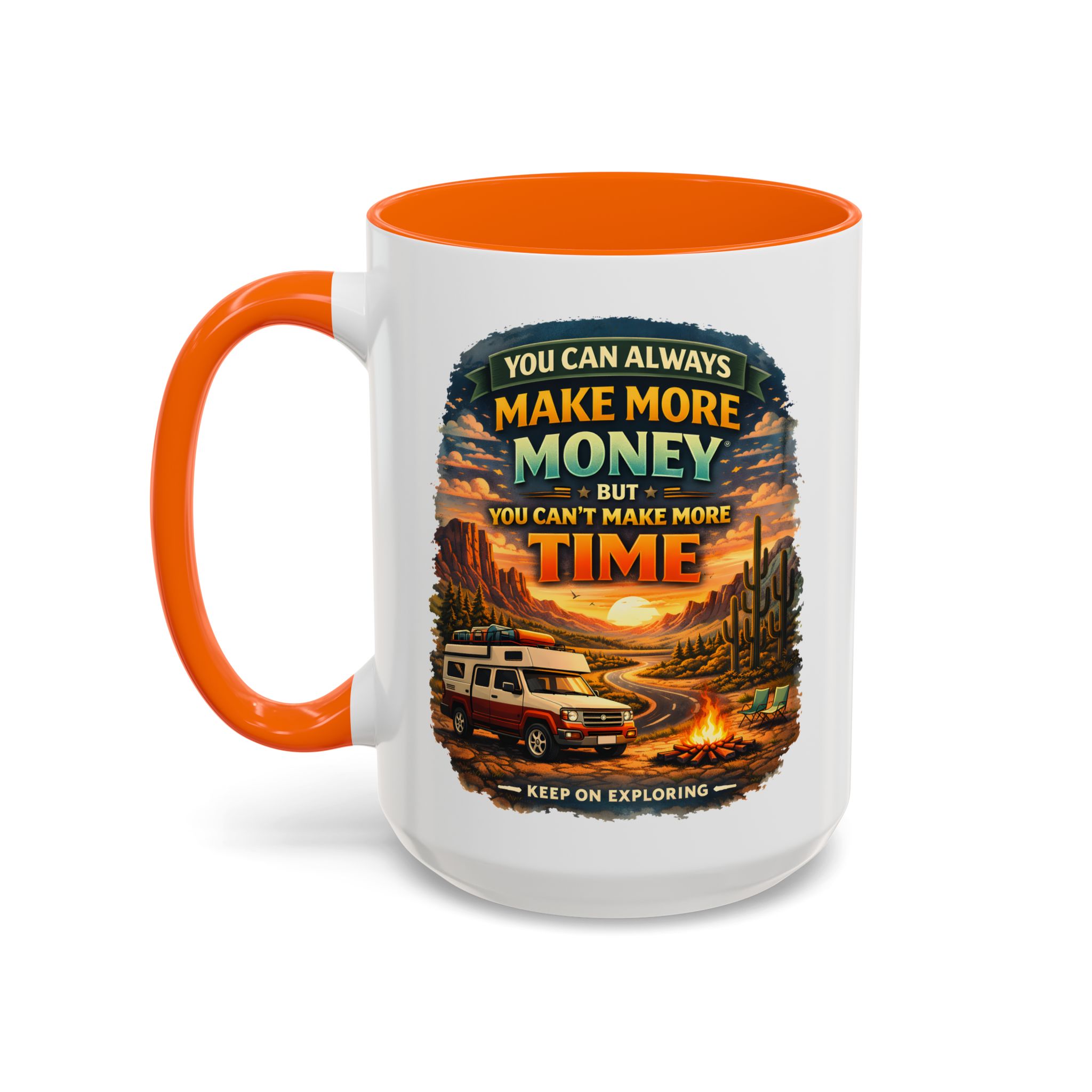 11118138411097635284_2048.jpeg Accent Coffee Mug (11, 15oz) — "You Can Always Make More Money" Design Scenic-Line