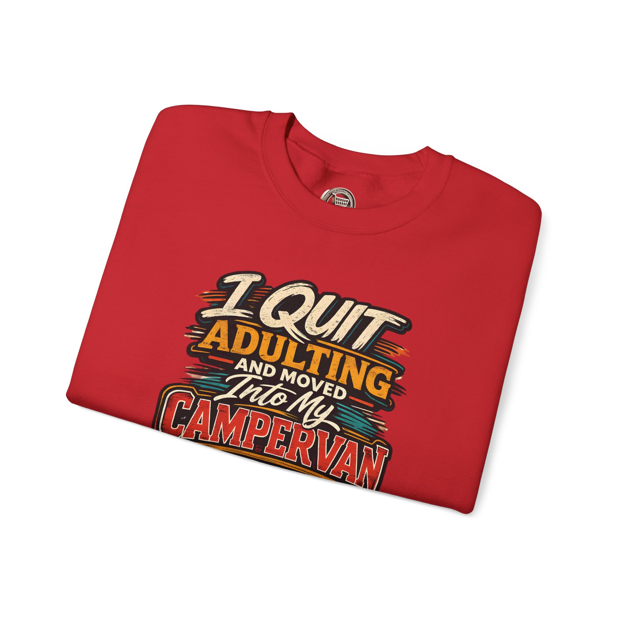 11138898401181292783_2048.jpeg Unisex Heavy Blend™ Crewneck Sweatshirt — "I Quit Adulting" Design F**K-Line