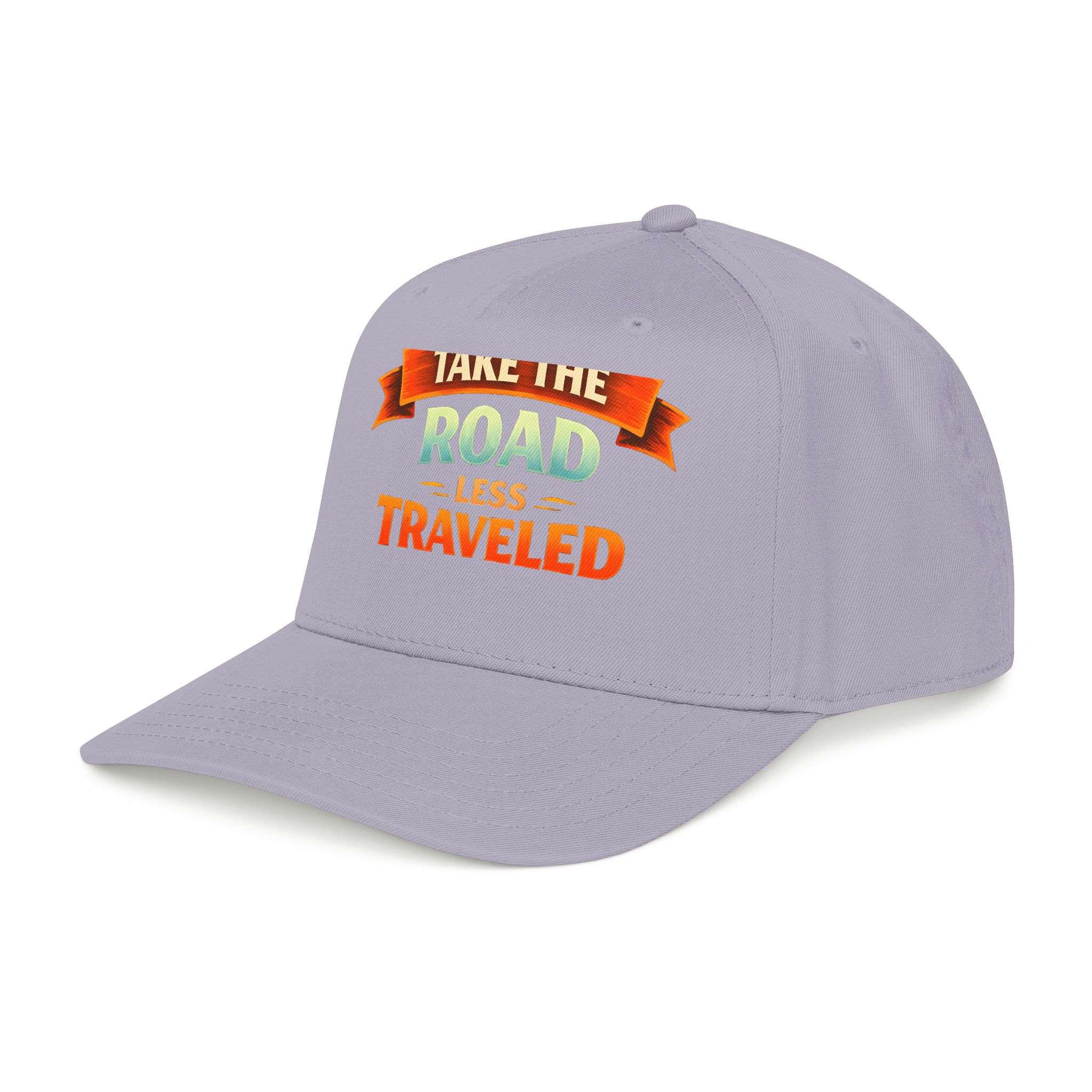 Baseball Cap - "Take The Road Less Traveled" Design Scenic-Line