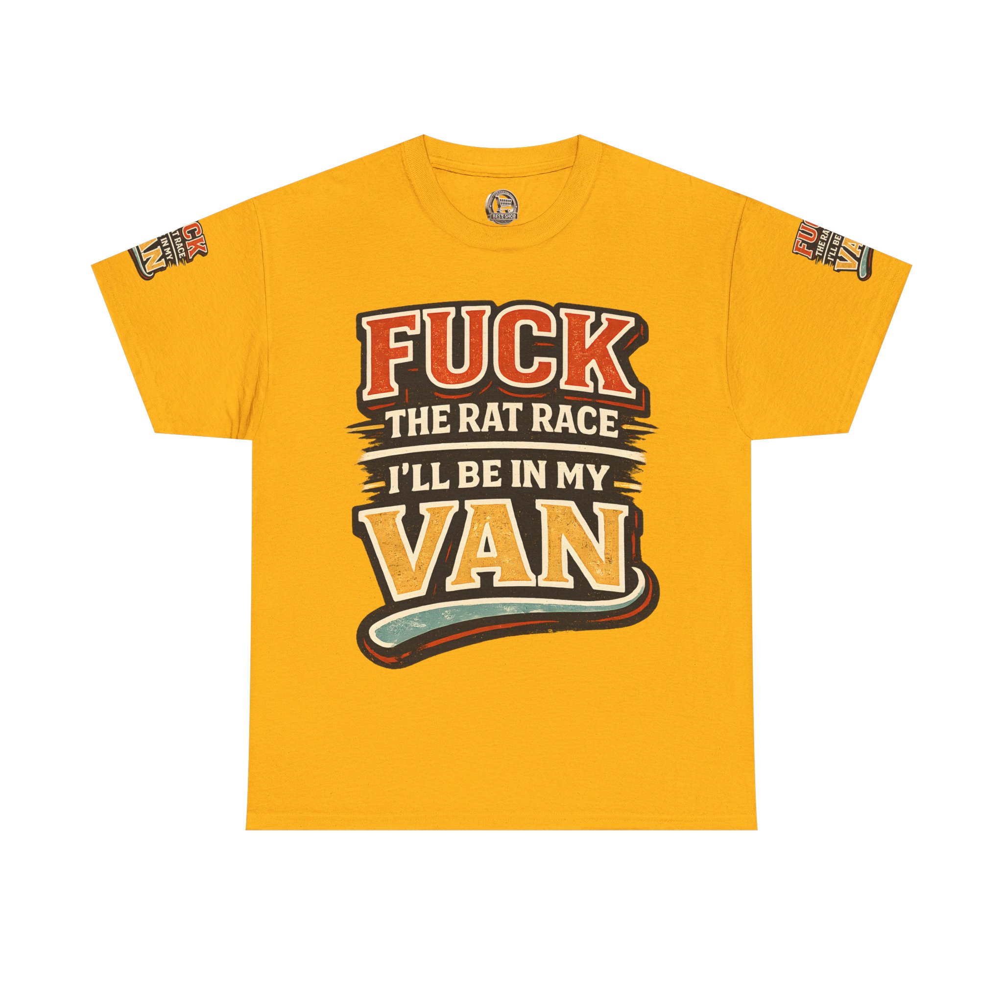 11170172260971316856_2048.jpeg Unisex Heavy Cotton Tee — "Fuck The Rat Race" Design F**K-Line