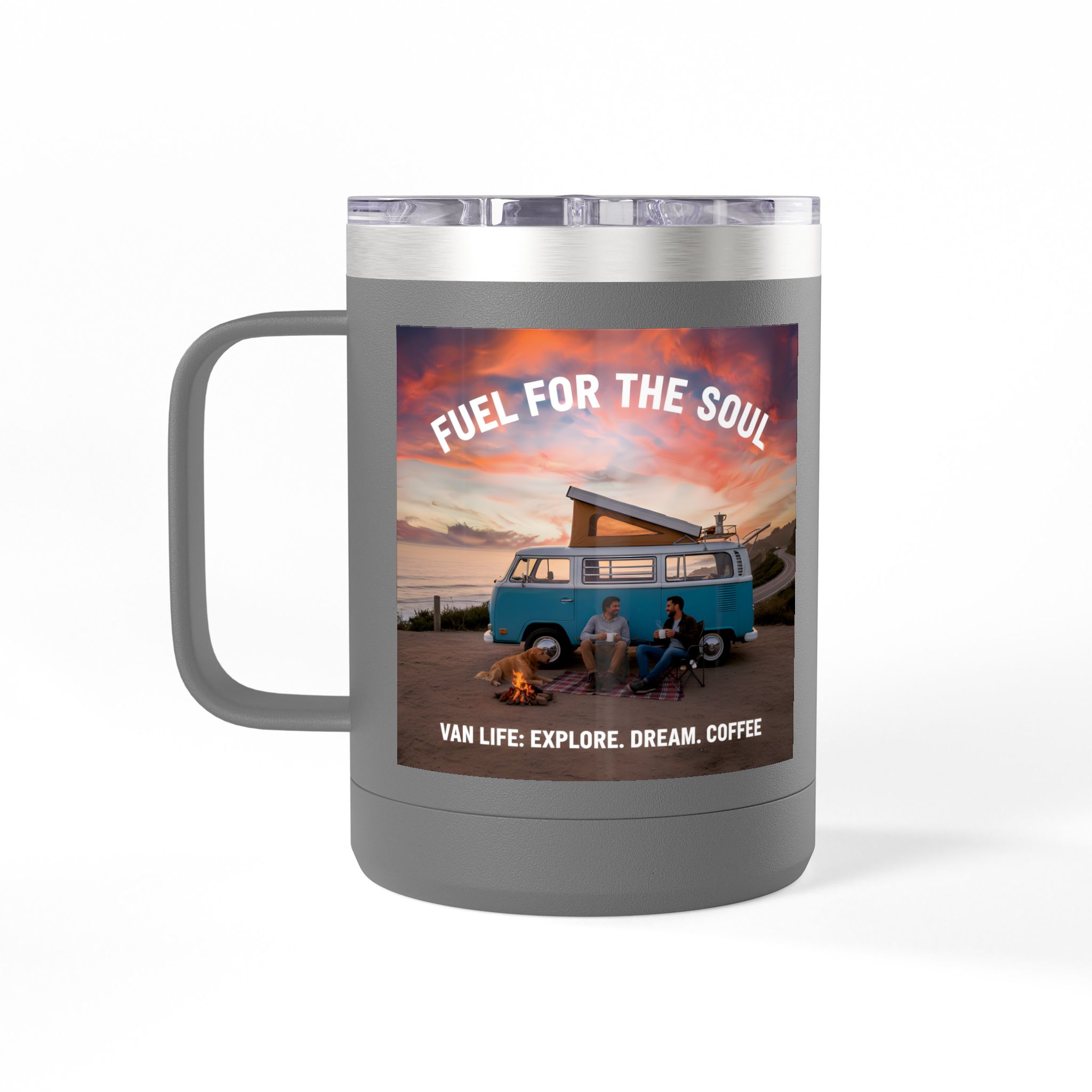 Coffee Mug Tumbler, 15oz — "Fuel for the Soul"