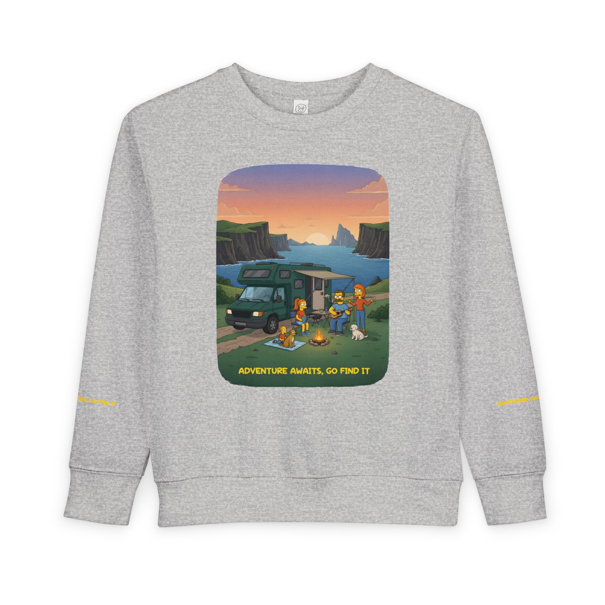 11199637714373349819_2048-1.jpeg Toddler Sweatshirt - "Adventure Awaits-Go Find It" (Design Sitcom-Line)