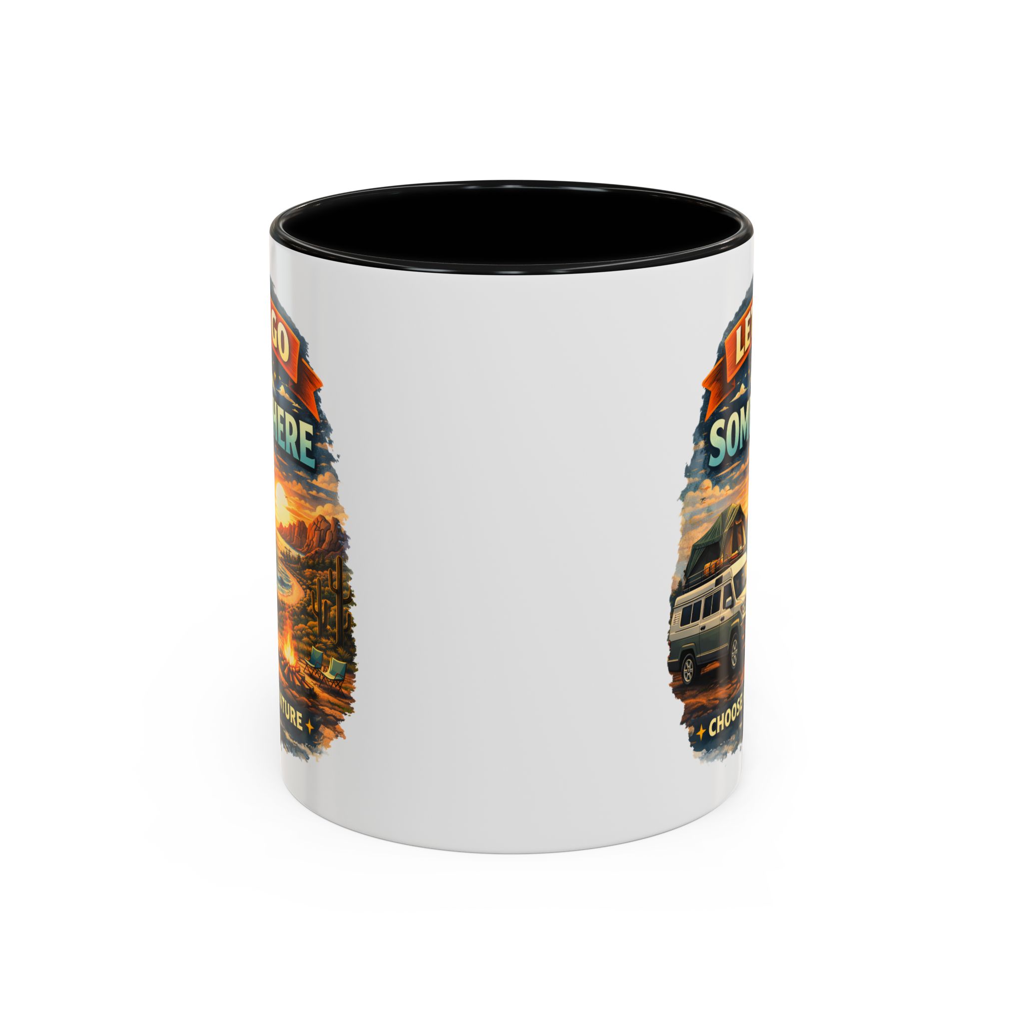11201923694928070545_2048.jpeg Accent Coffee Mug (11, 15oz) — "Lets Go Somewhere" Design Scenic-Line