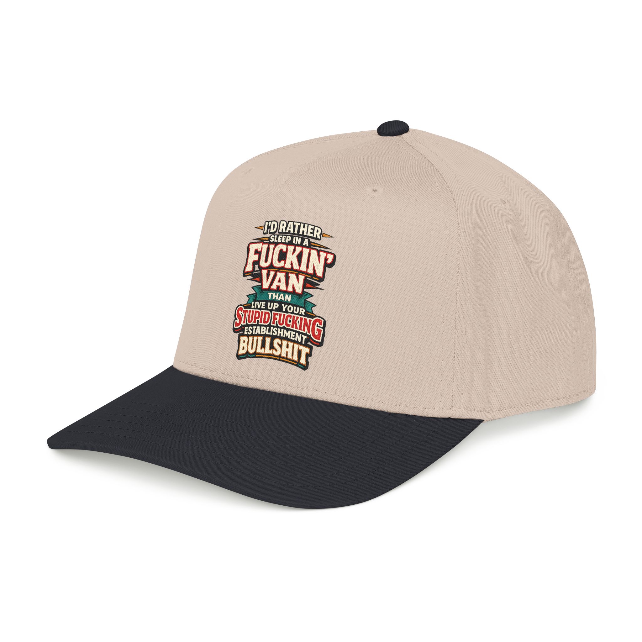 Baseball Cap - "I´d Rather Sleep in A Fucking Van" Design F**K-Line