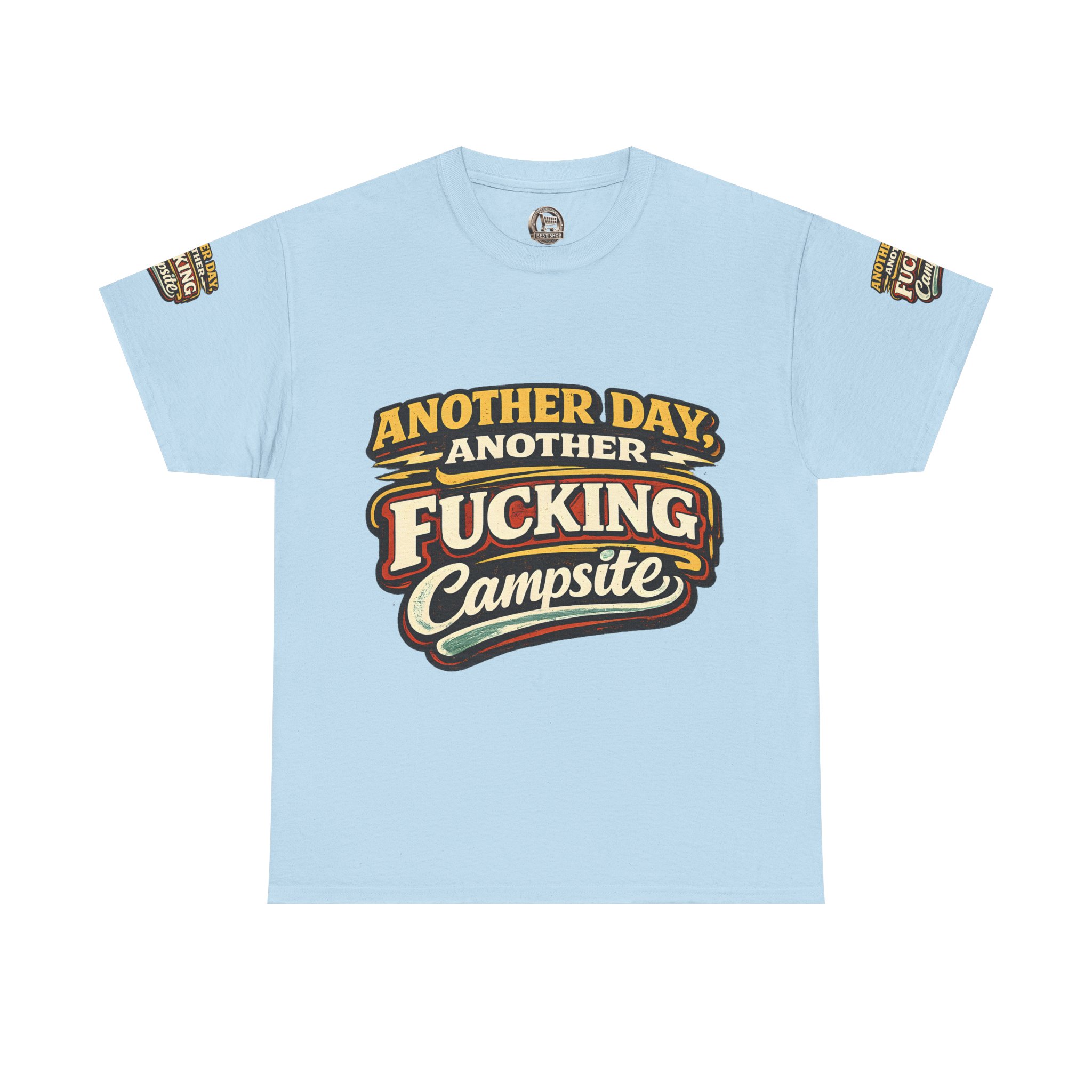 Unisex Heavy Cotton Tee — "Another Day" Design F**K-Line