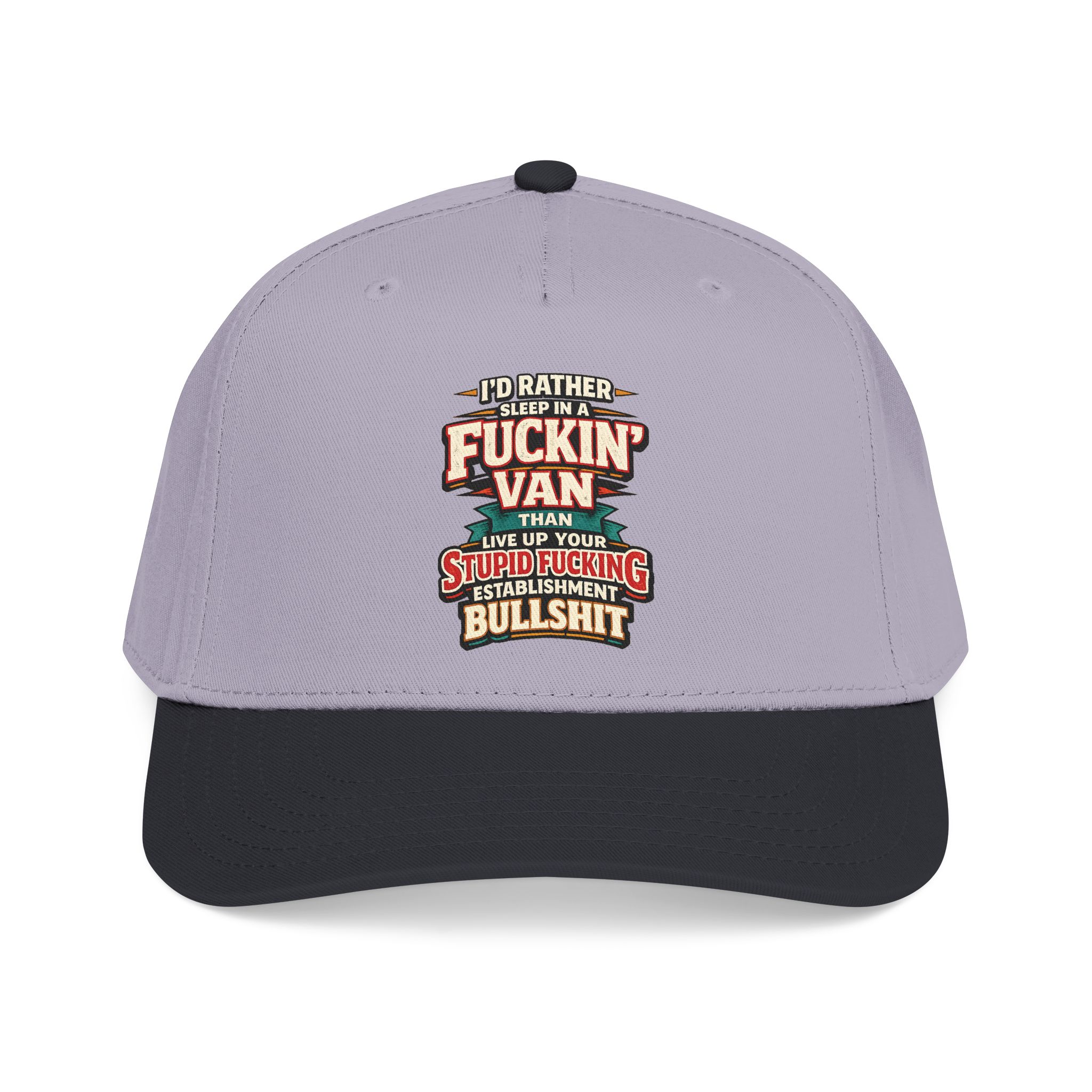 Baseball Cap - "I´d Rather Sleep in A Fucking Van" Design F**K-Line