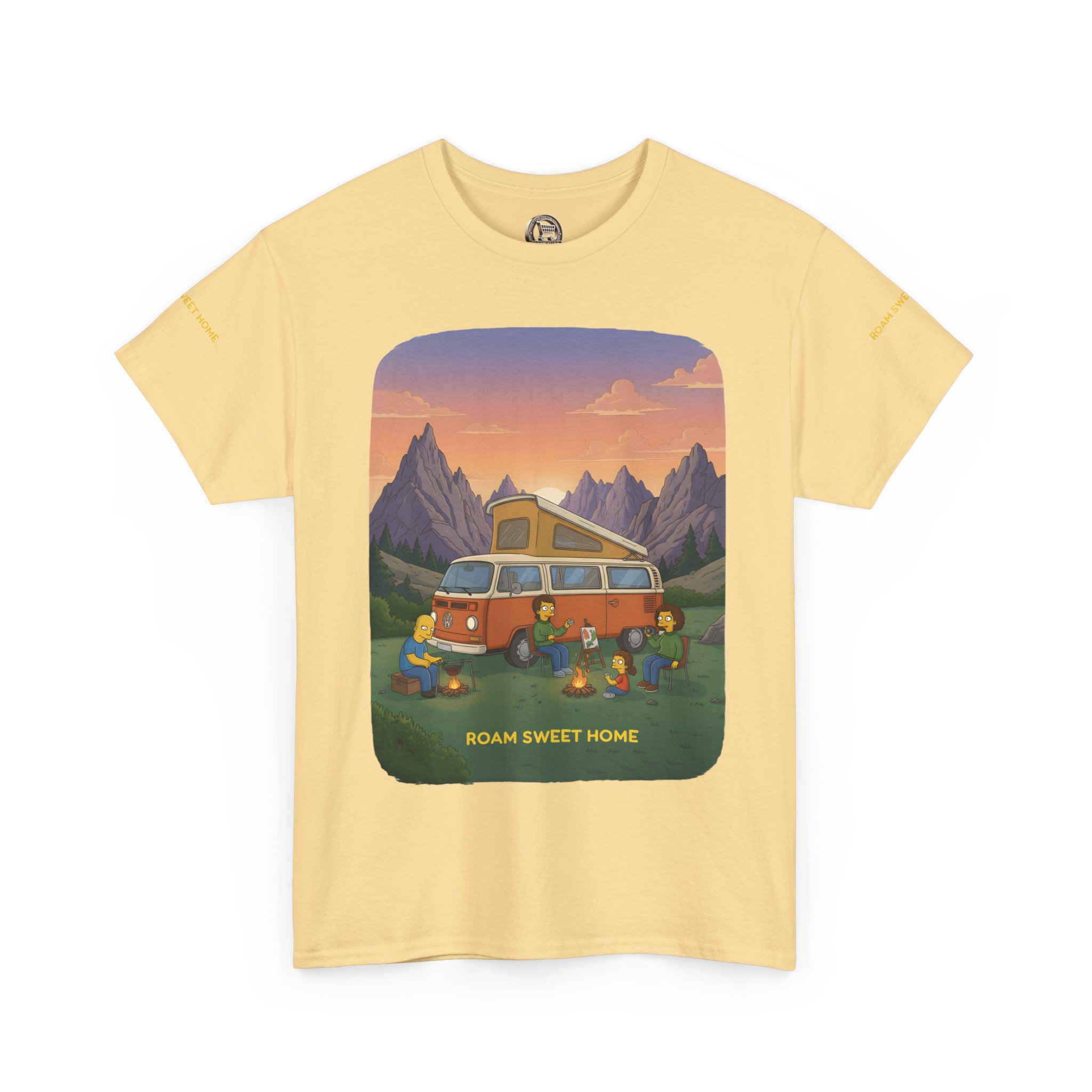 Unisex Heavy Cotton Tee — "Roam Sweet Home" Design Sitcom-Line