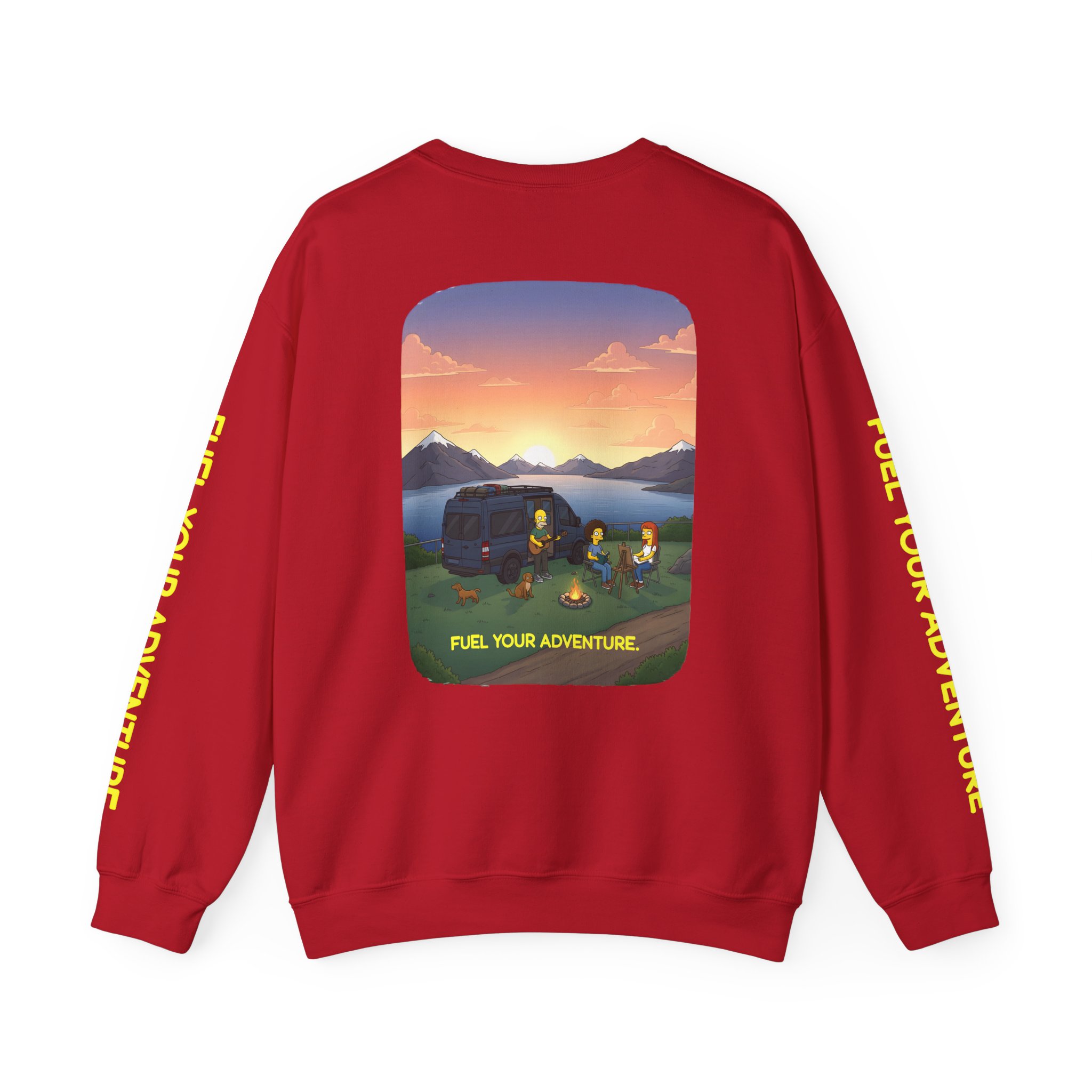 11309930645865917264_2048.jpeg Unisex Heavy Blend™ Crewneck Sweatshirt — "Fuel Your Adventure" Design Sitcom-Line