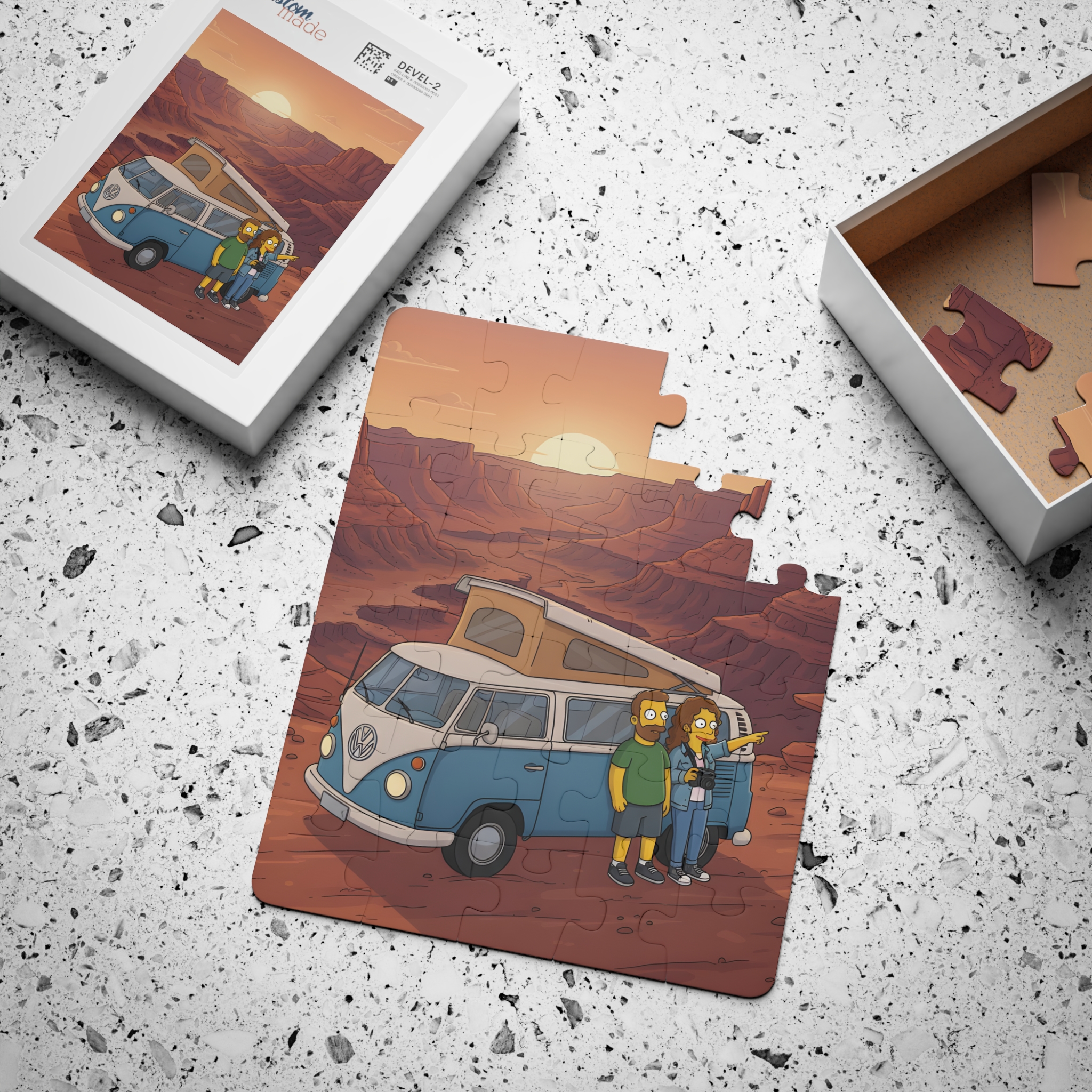 Kids' 30‑Piece Camping Puzzle — Family Camper Adventure