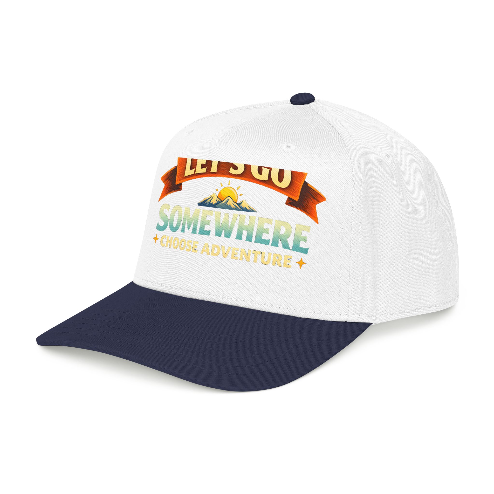 11333906846907335262_2048.jpeg Baseball Cap - "Lets Go Somewhere" Design Scenic-Line