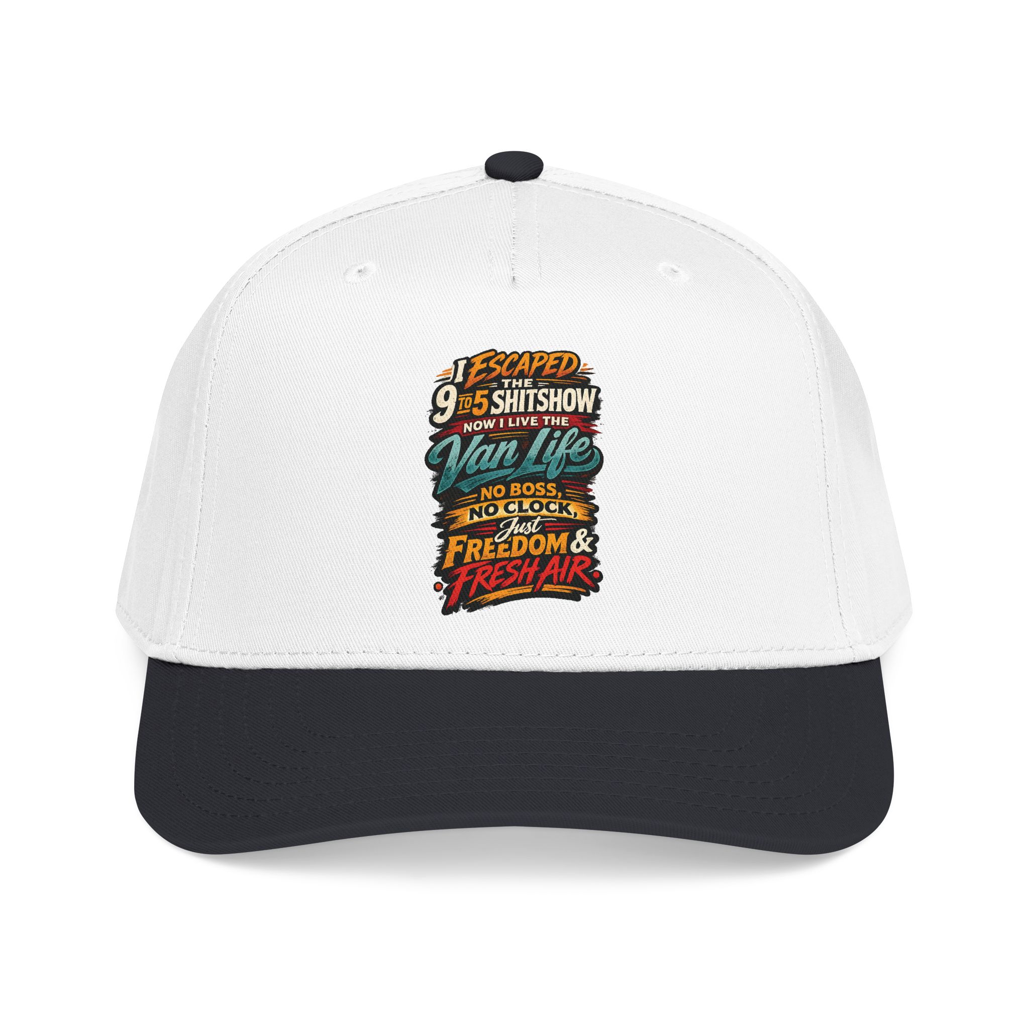 Baseball Cap - "I Escaped The 9 To 5" Design F**K-Line
