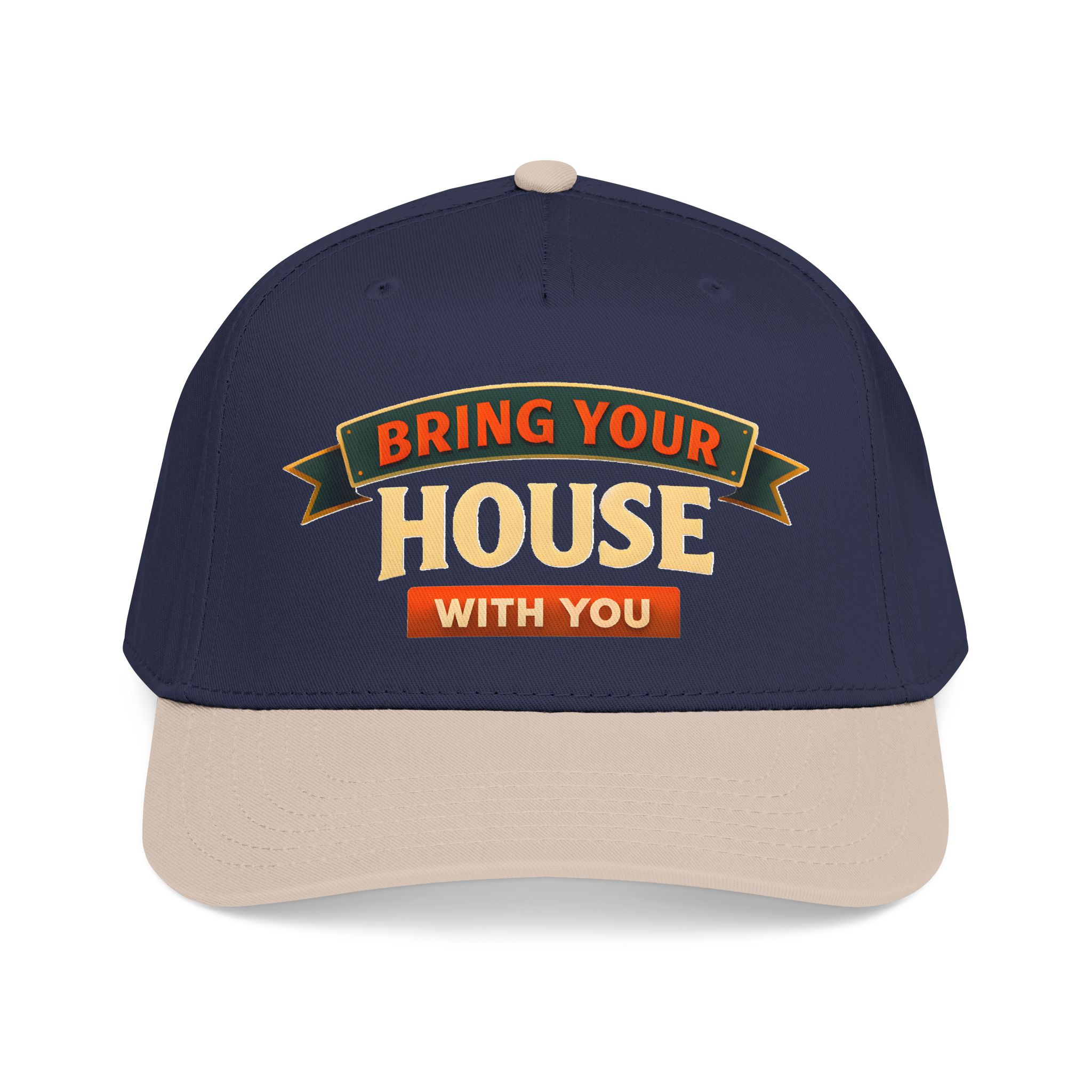 Baseball Cap - "Bring Your House With You" Design Scenic-Line