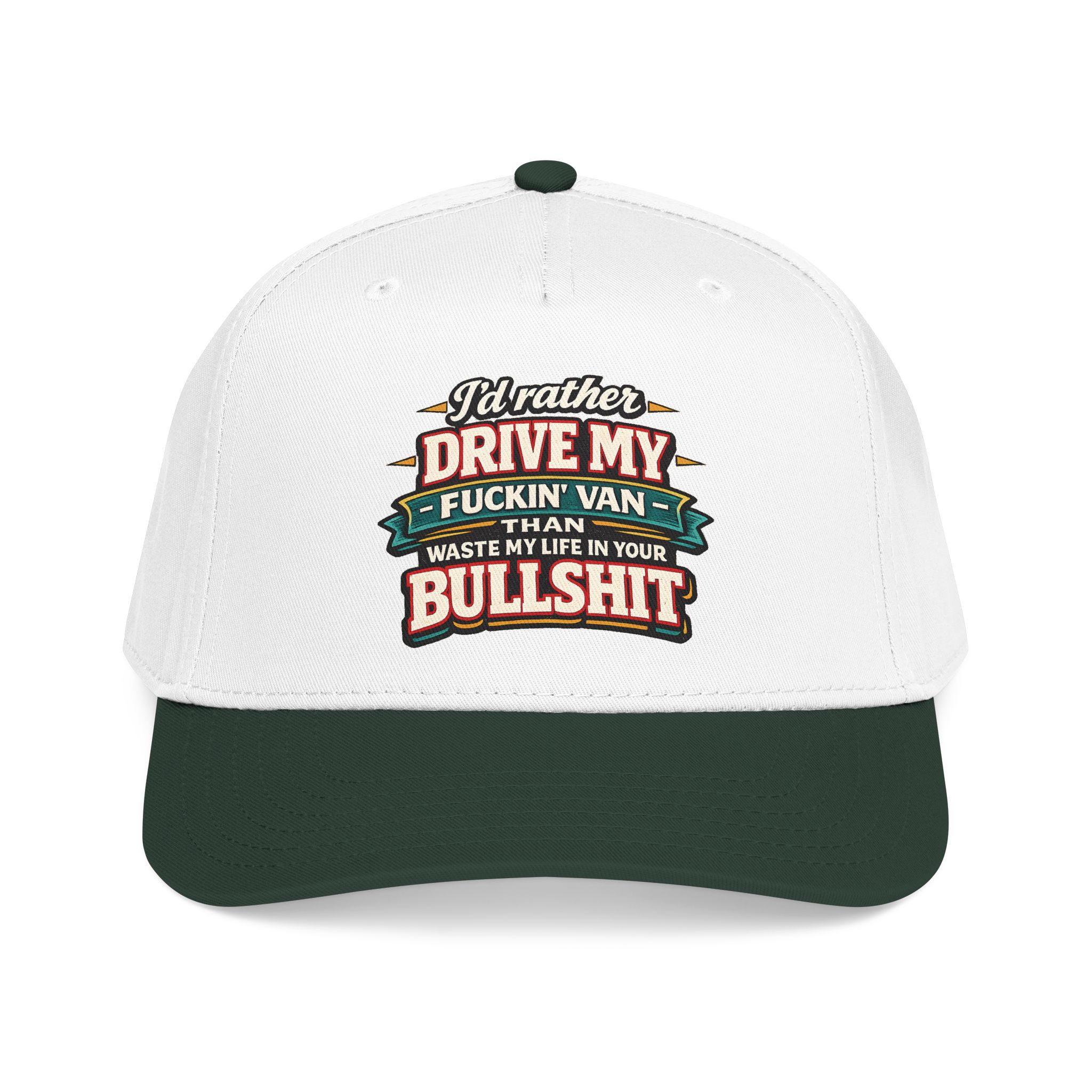 Baseball Cap - "I´d Rather Drive My Fucking Van" Design F**K-Line