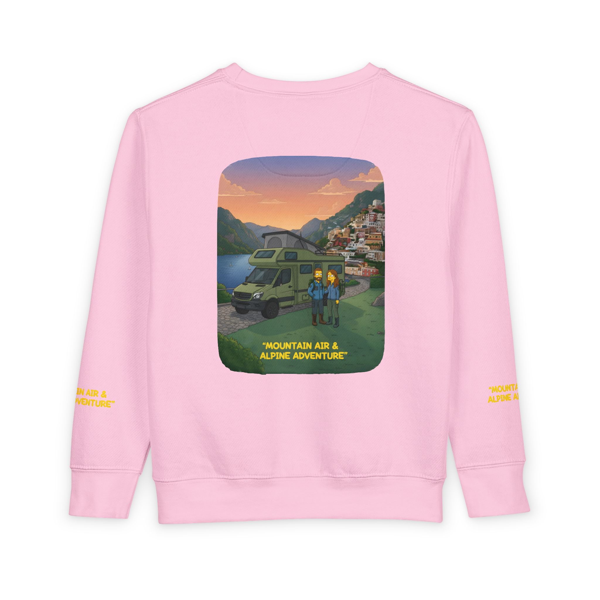 Toddler Sweatshirt - "Mountain Air And Alpine Adventure" (Design Sitcom-Line)