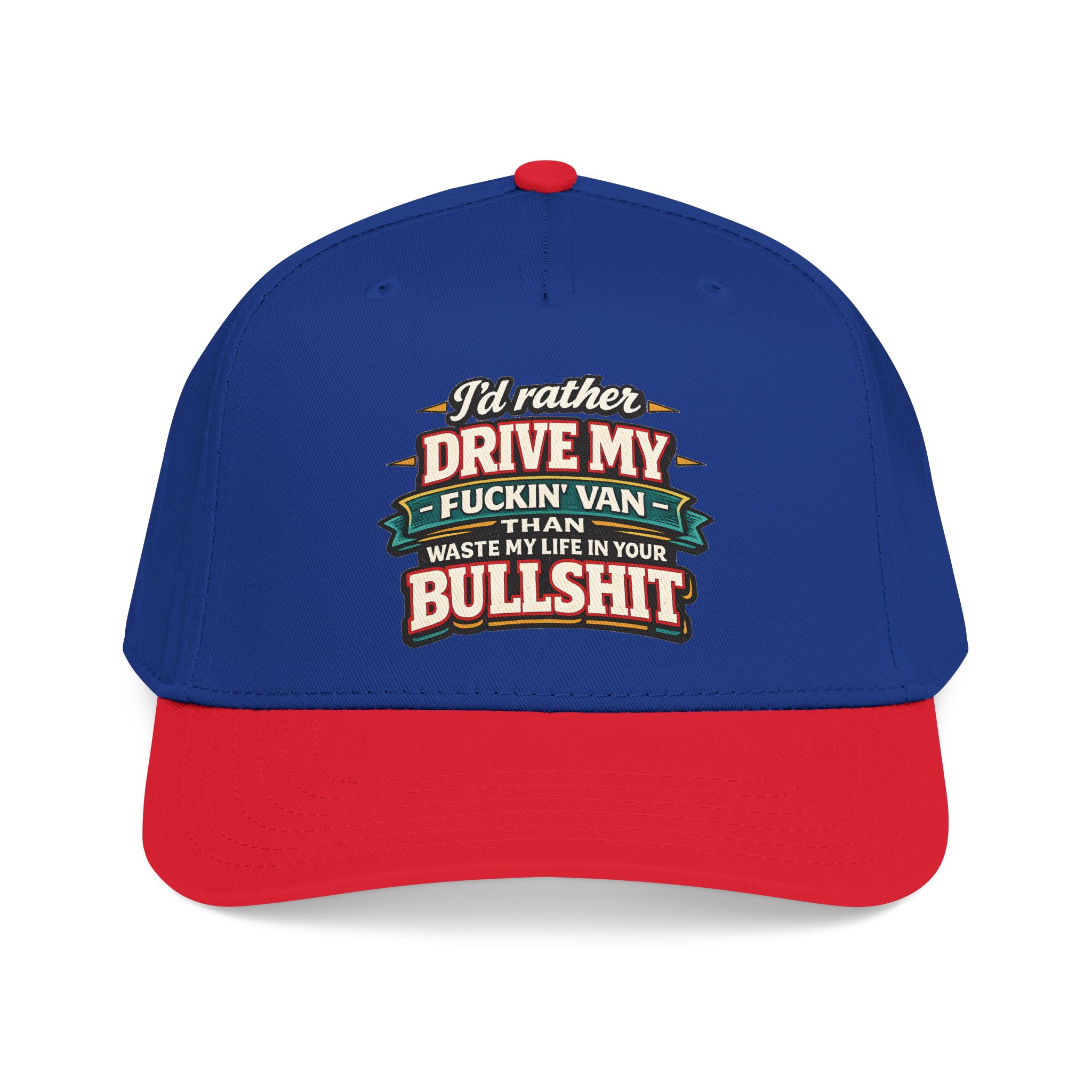 Baseball Cap - "I´d Rather Drive My Fucking Van" Design F**K-Line