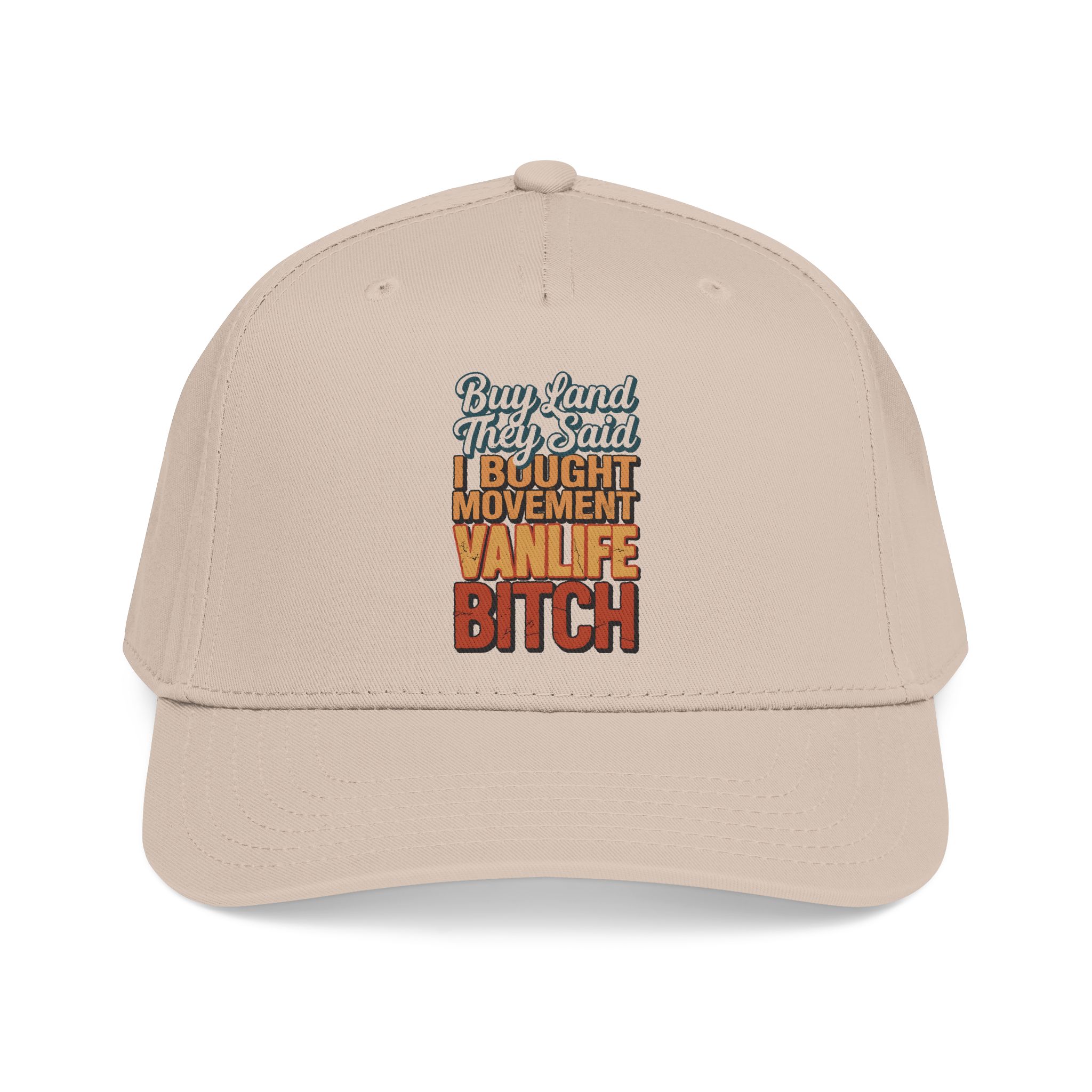 Baseball Cap - "Buy Land They Said" Design F**K-Line