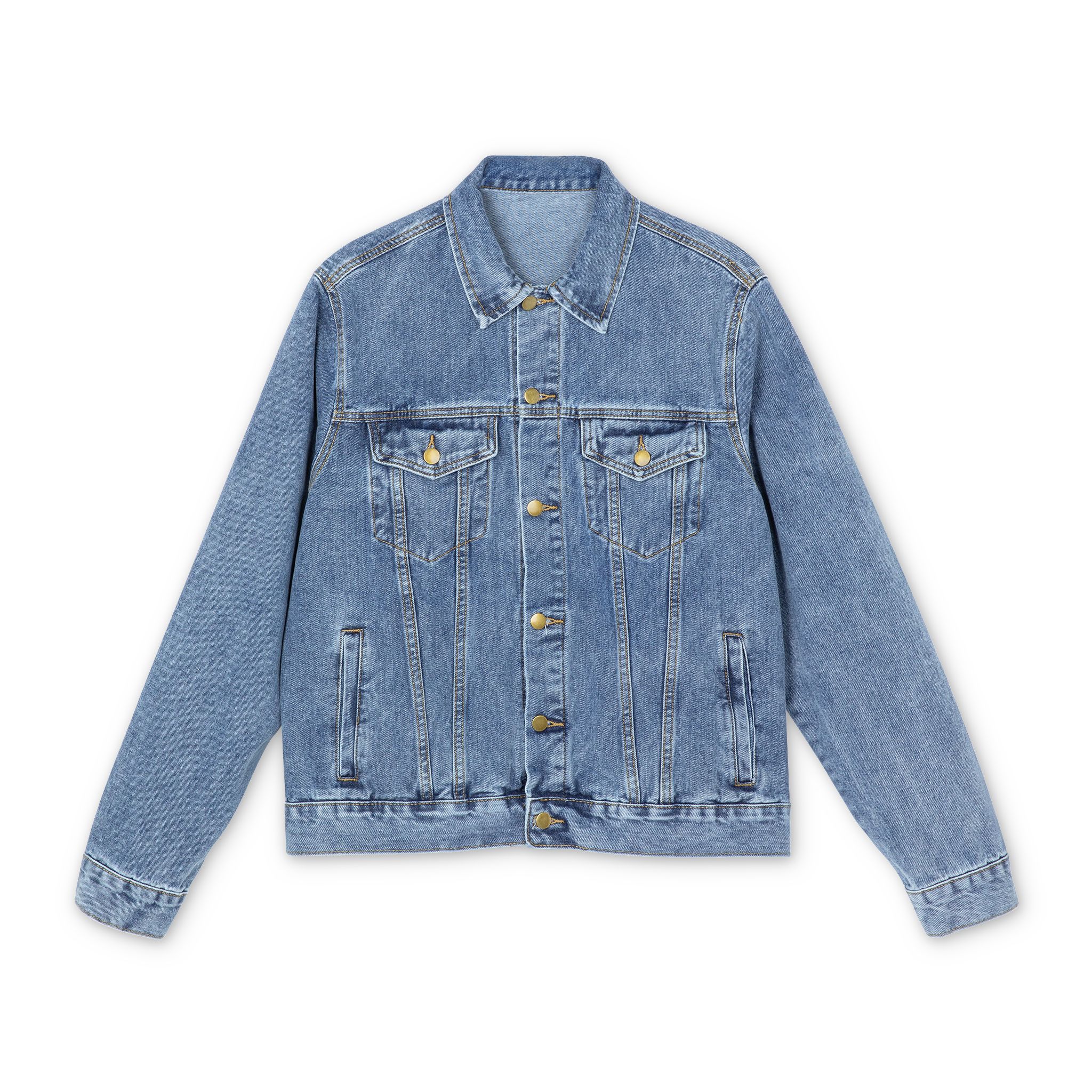 Men's Denim Jacket — "Home Is Where You Park Your Ass" Design F**K-Line