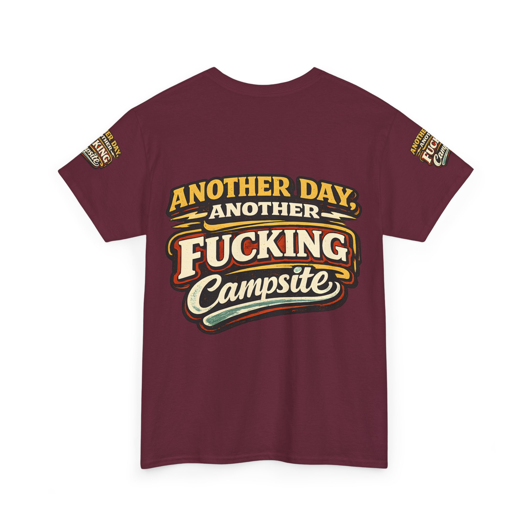 Unisex Heavy Cotton Tee — "Another Day" Design F**K-Line