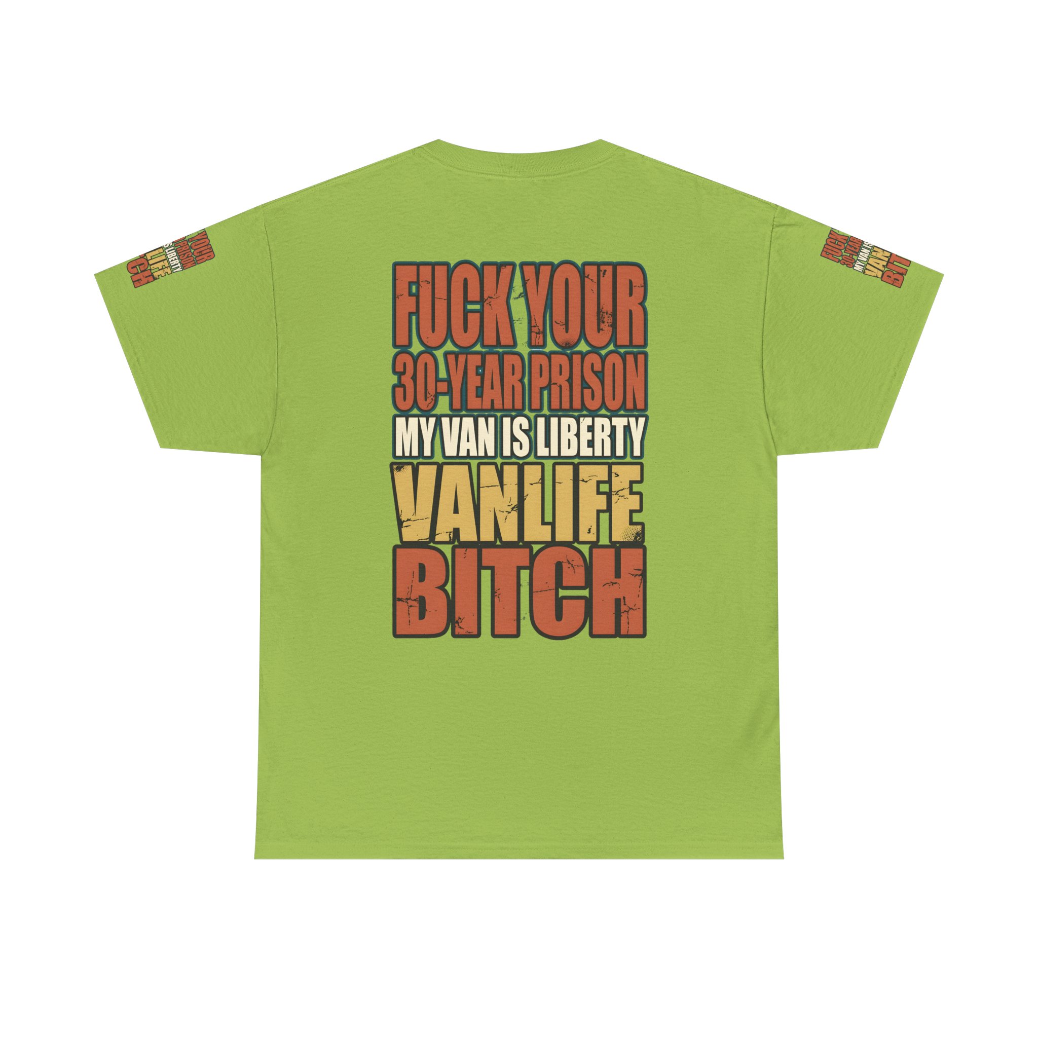 Unisex Heavy Cotton Tee — "Fuck Your 30 Year" Design F**K-Line